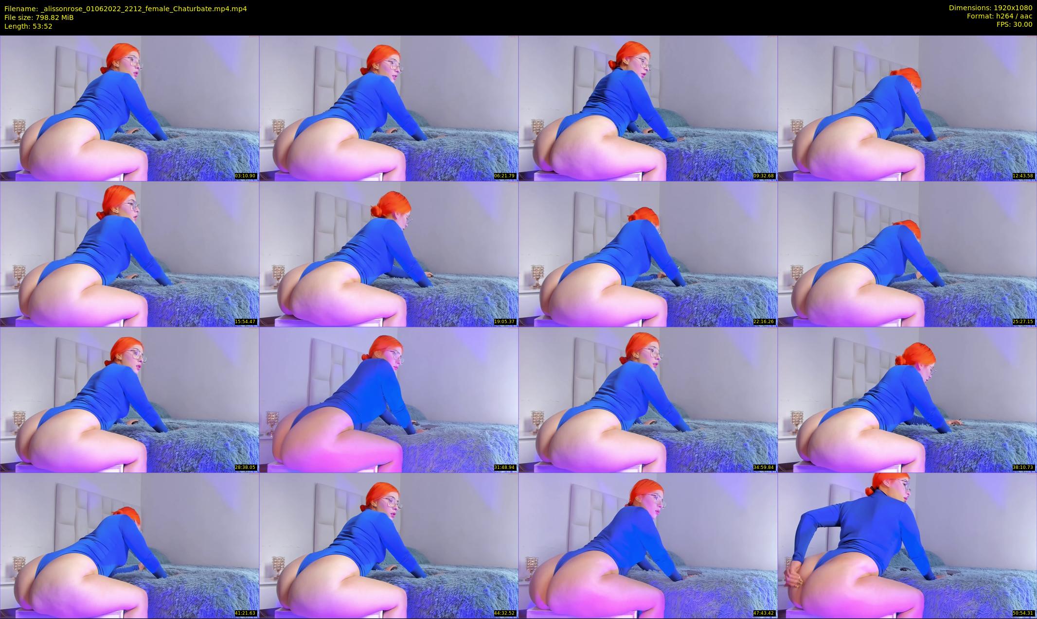 _alissonrose — 54 minute Chaturbate female cam show recording, 1080p, Jun 1, 2022