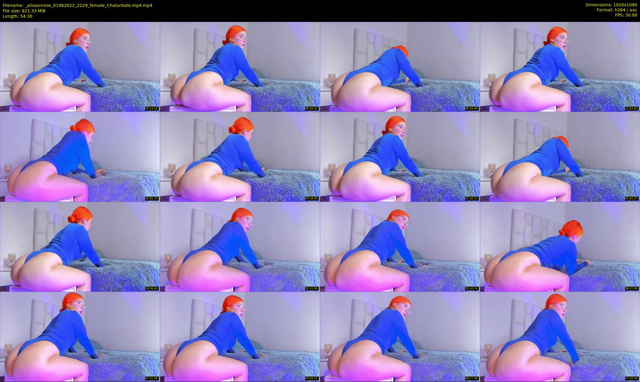 _alissonrose — 55 minute Chaturbate female cam show recording, 1080p, Jun 1, 2022
