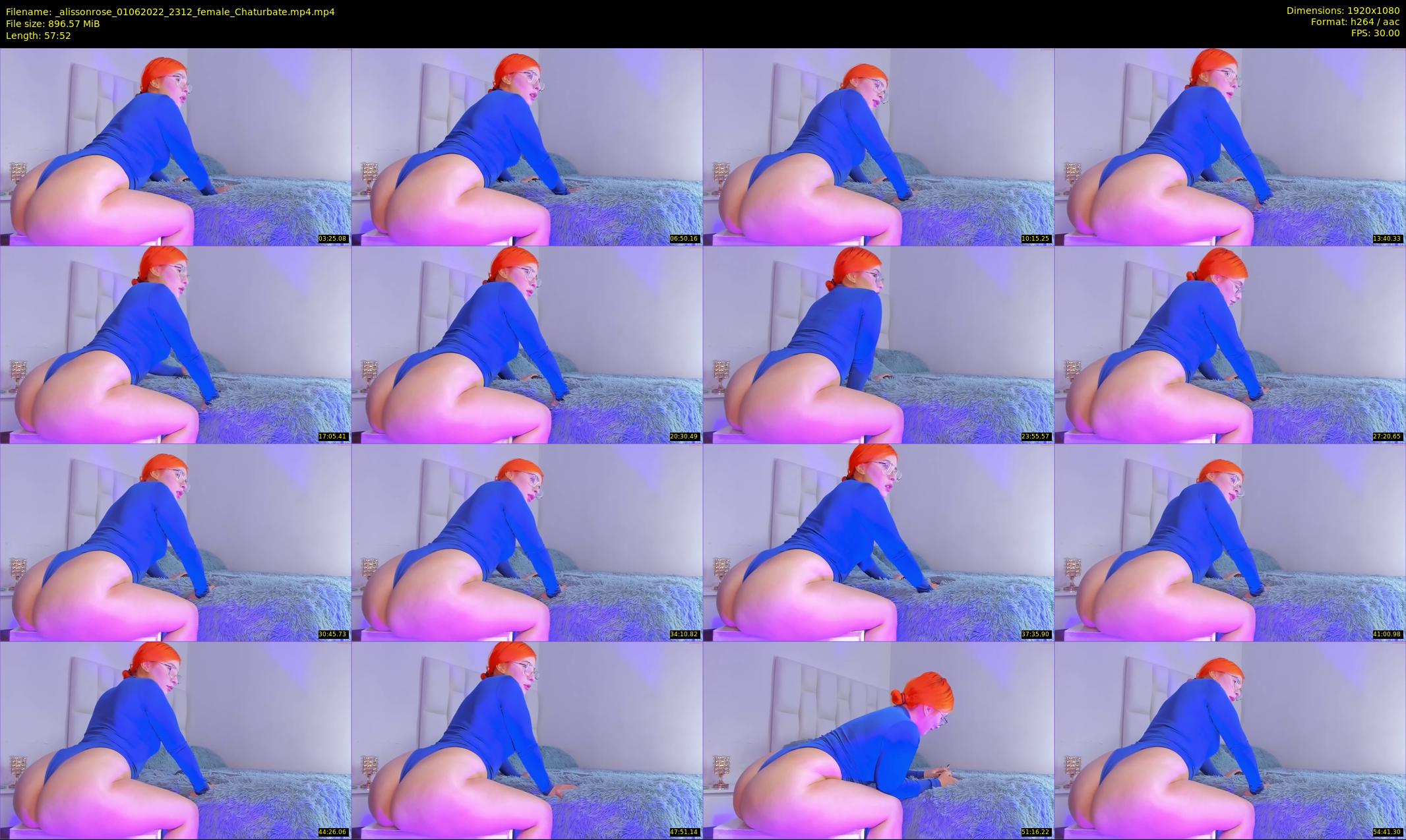 _alissonrose — 58 minute Chaturbate female cam show recording, 1080p, Jun 1, 2022