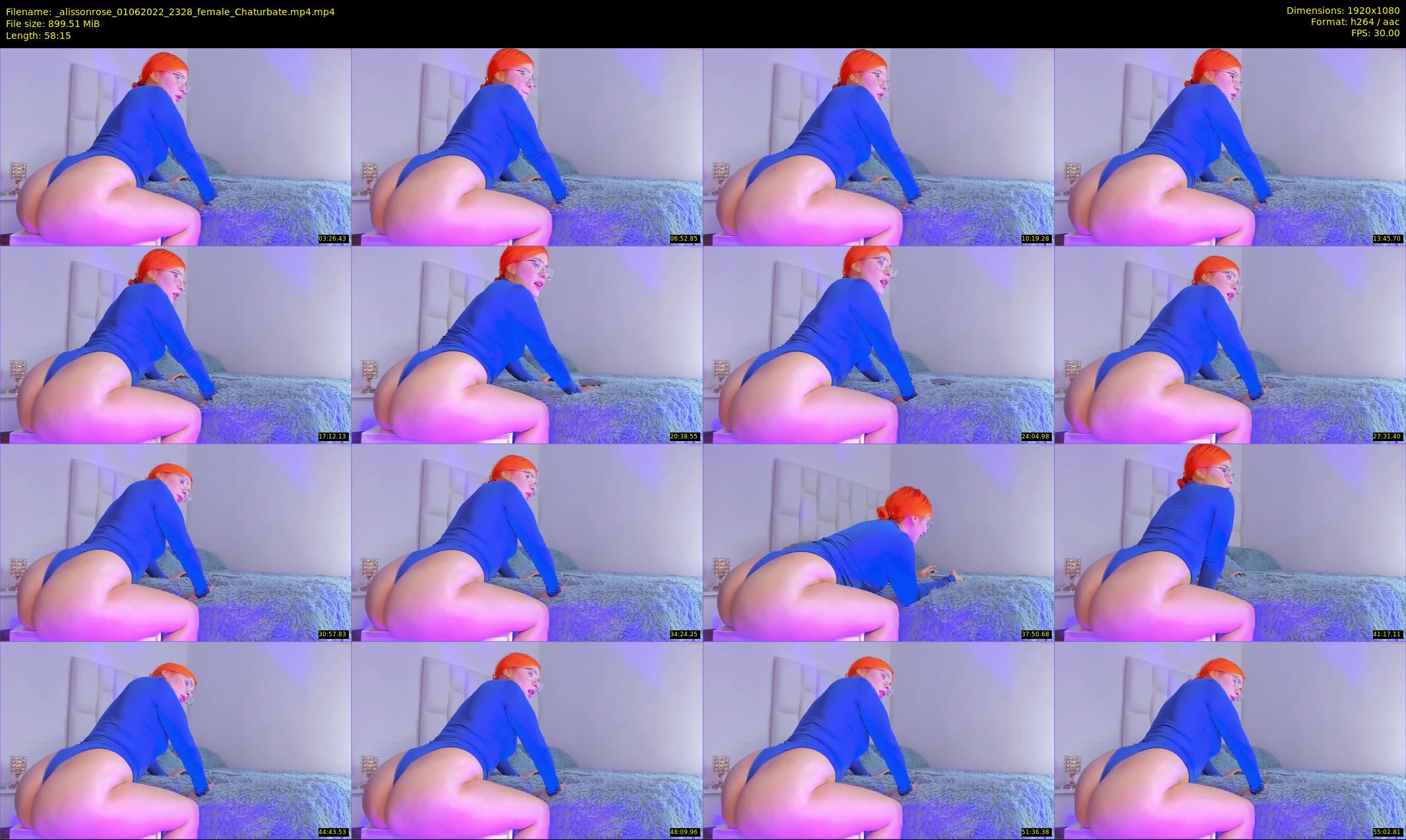 _alissonrose — 59 minute Chaturbate female cam show recording, 1080p, Jun 1, 2022