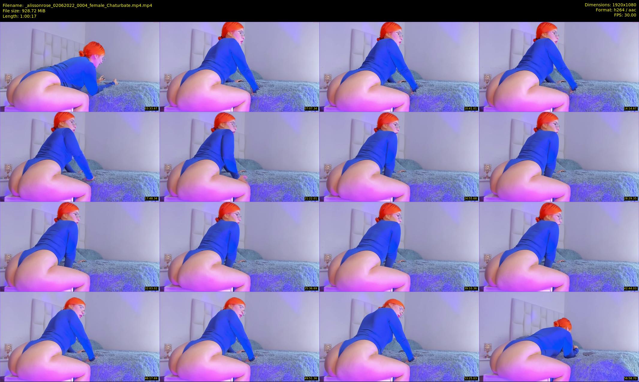 _alissonrose — 61 minute Chaturbate female cam show recording, 1080p, Jun 2, 2022
