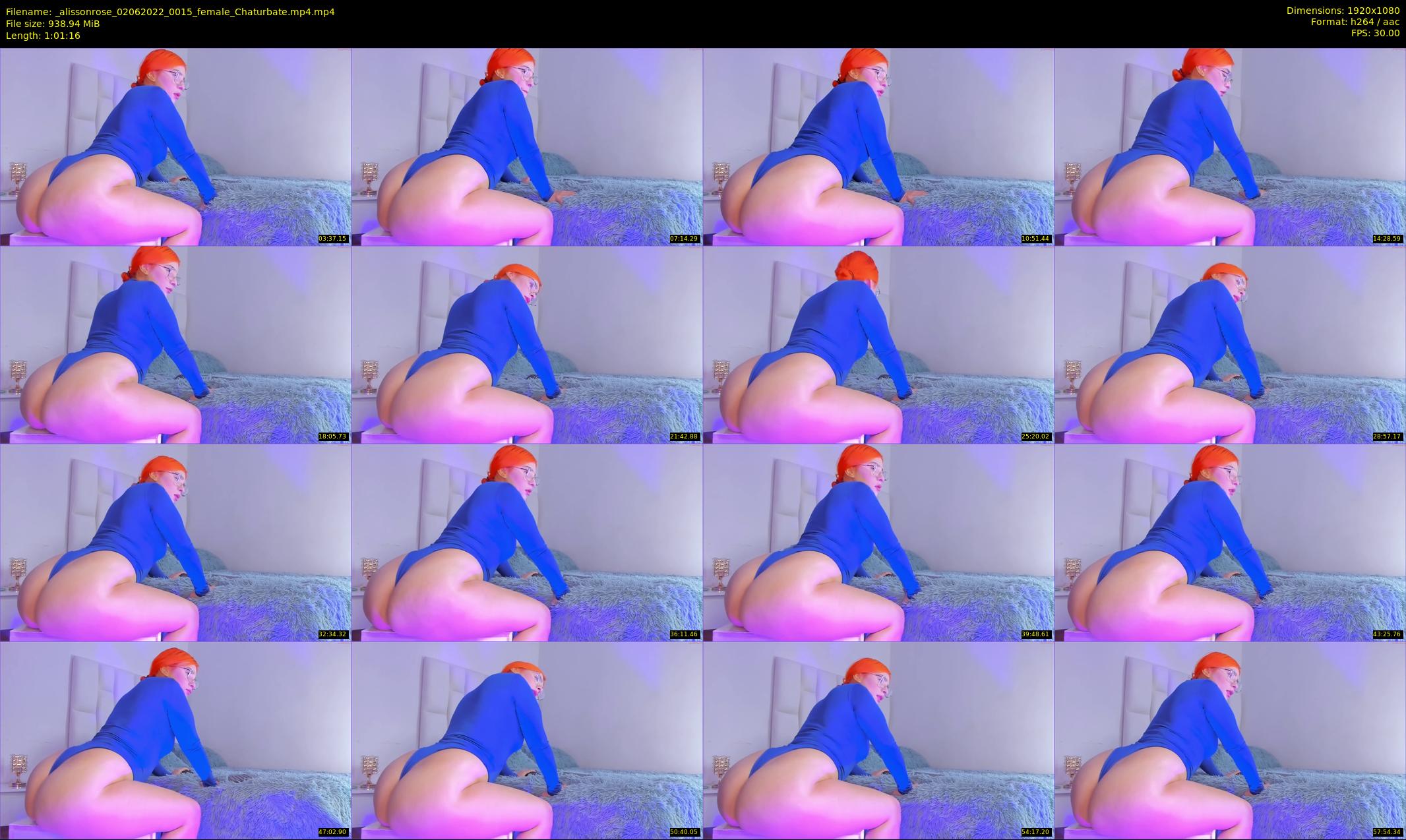 _alissonrose — 62 minute Chaturbate female cam show recording, 1080p, Jun 2, 2022