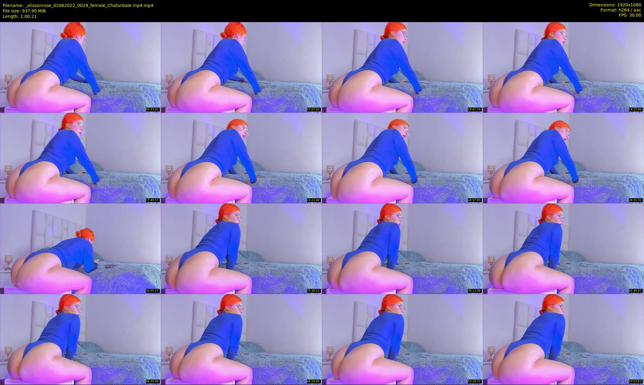 _alissonrose — 61 minute Chaturbate female cam show recording, 1080p, Jun 2, 2022