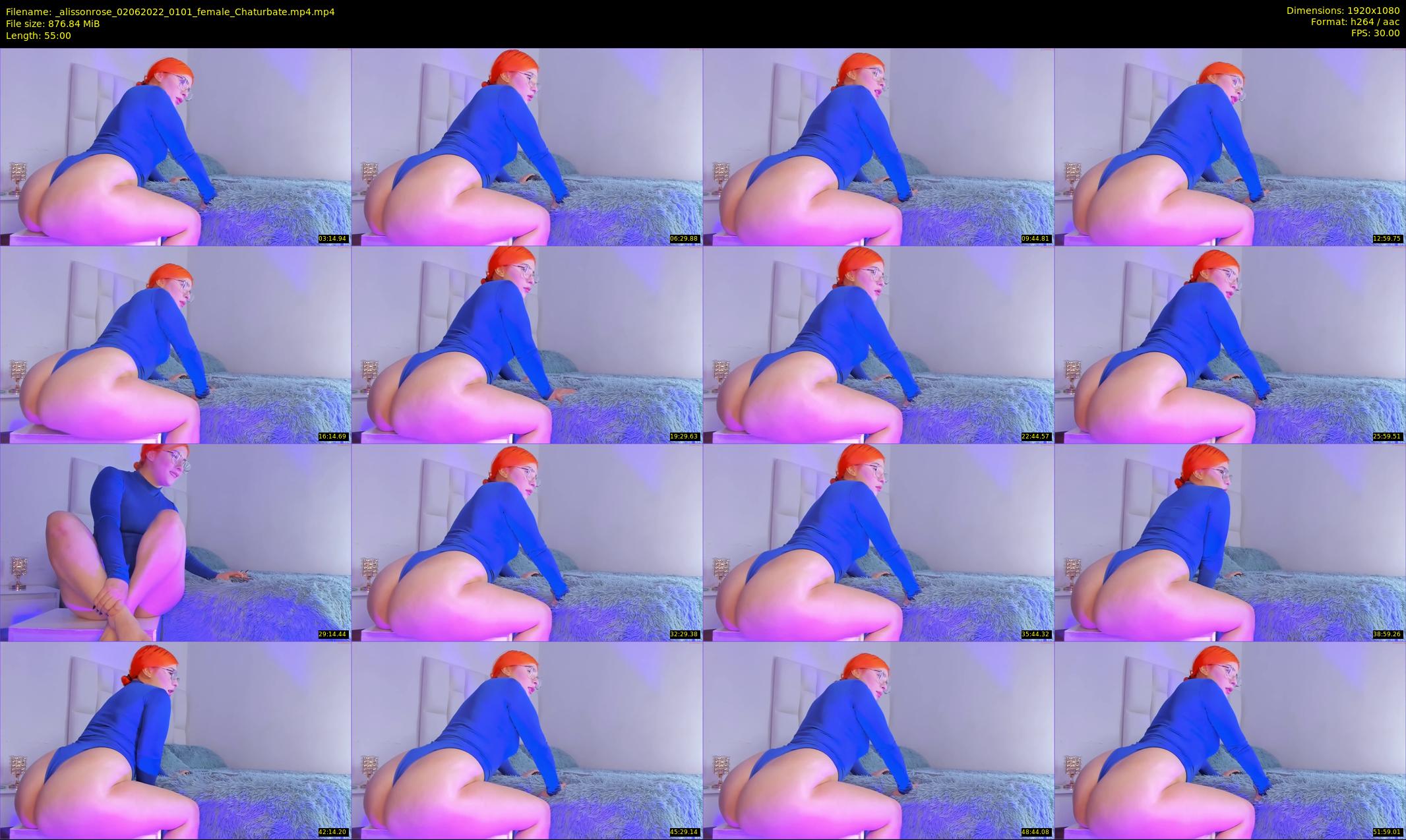 _alissonrose — 55 minute Chaturbate female cam show recording, 1080p, Jun 2, 2022