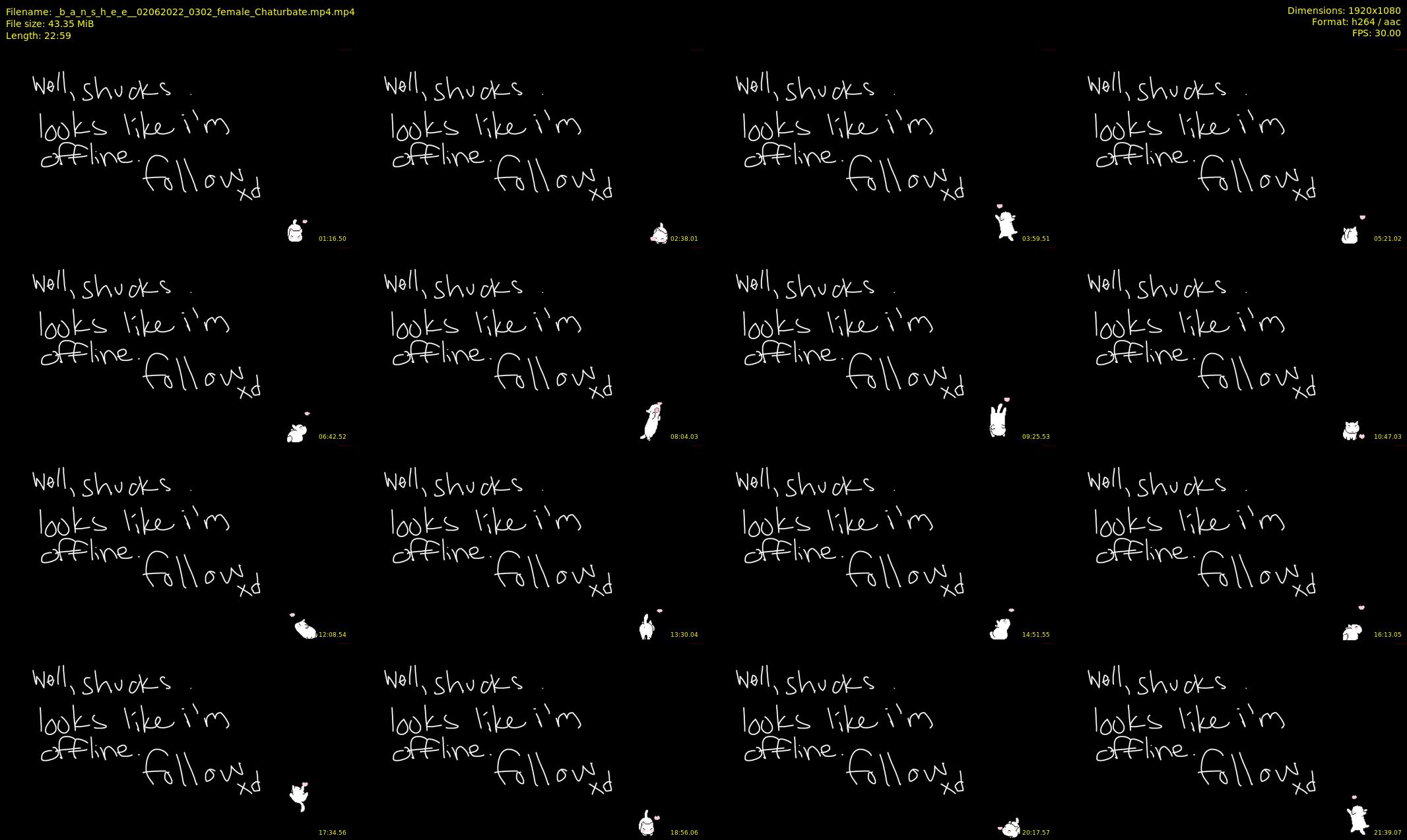 _b_a_n_s_h_e_e_ — 23 minute Chaturbate female cam show recording, 1080p, Jun 2, 2022