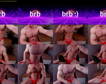 adam_muscle_ — 39 minute Chaturbate male cam show recording, 1080p, Jun 1, 2022