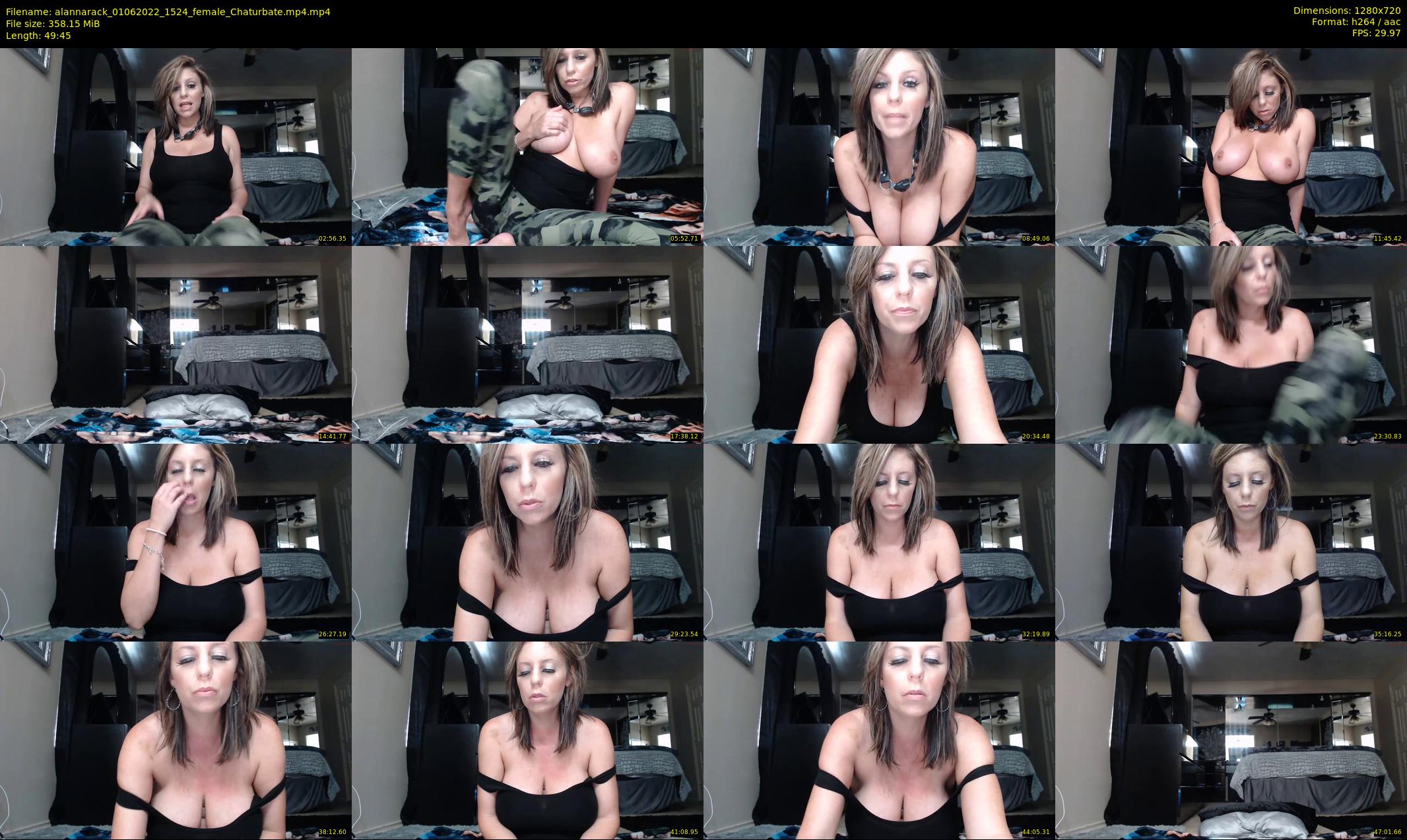 alannarack — 50 minute Chaturbate female cam show recording, 720p, Jun 1, 2022