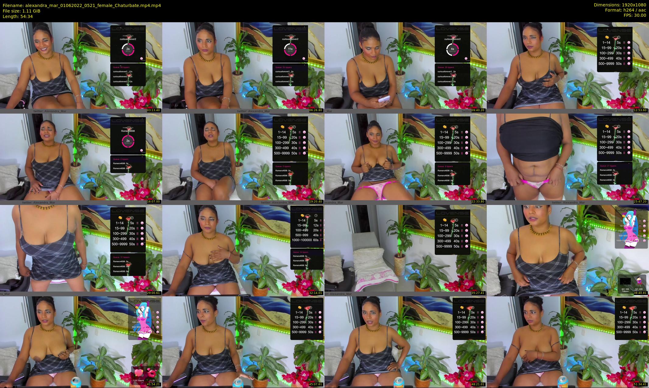 alexandra_mar — 55 minute Chaturbate female cam show recording, 1080p, Jun 1, 2022