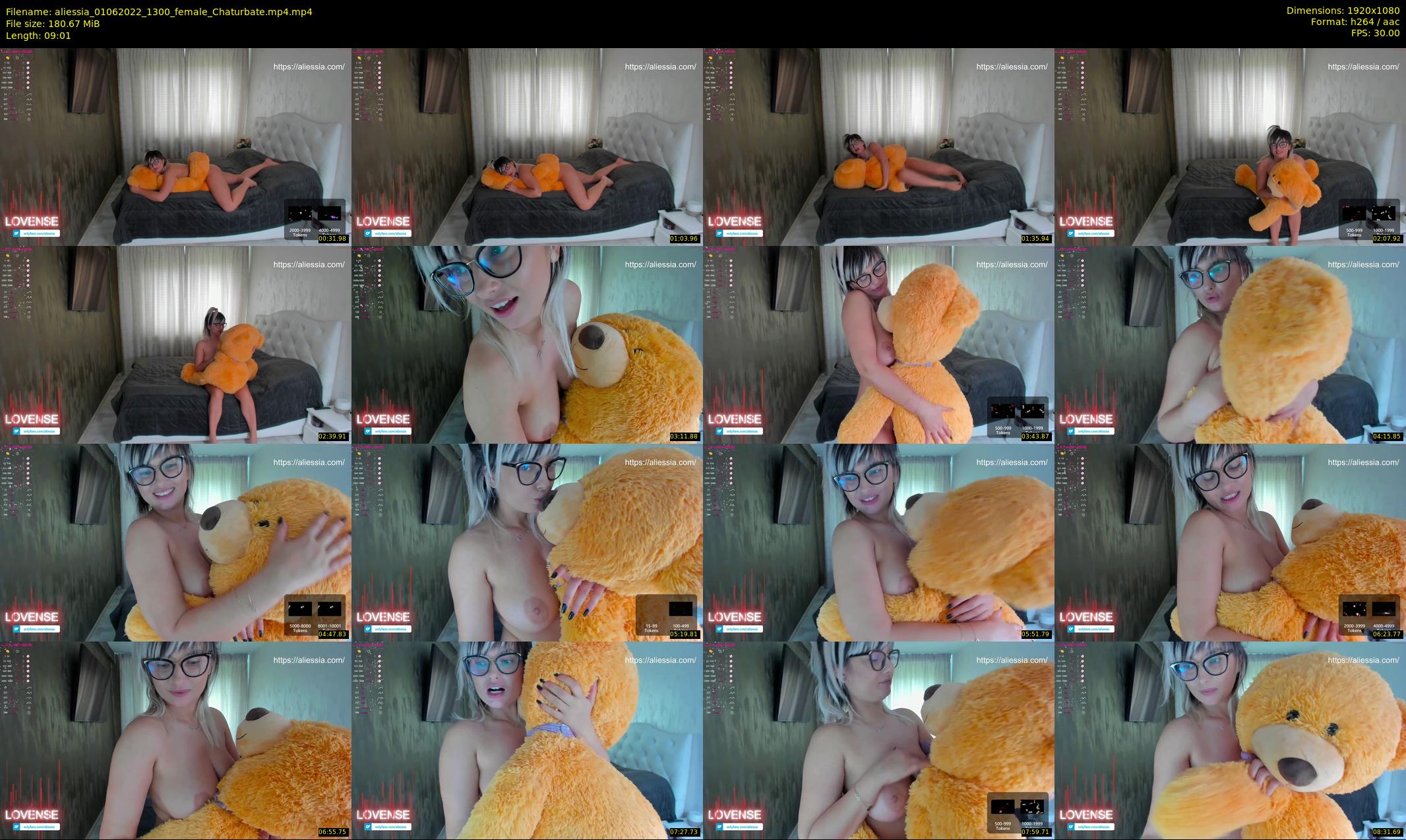 aliessia — 10 minute Chaturbate female cam show recording, 1080p, Jun 1, 2022