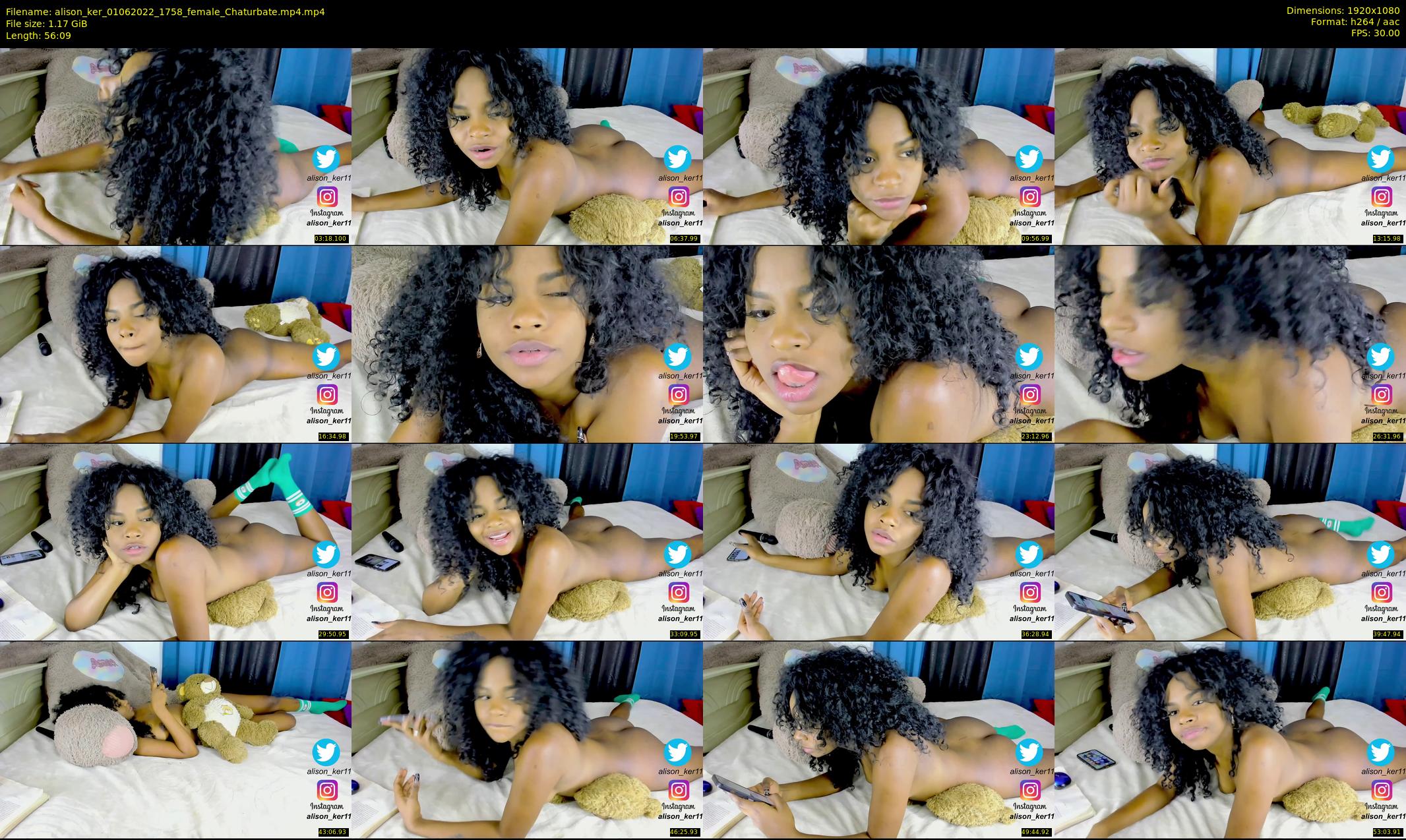 alison_ker — 57 minute Chaturbate female cam show recording, 1080p, Jun 1, 2022