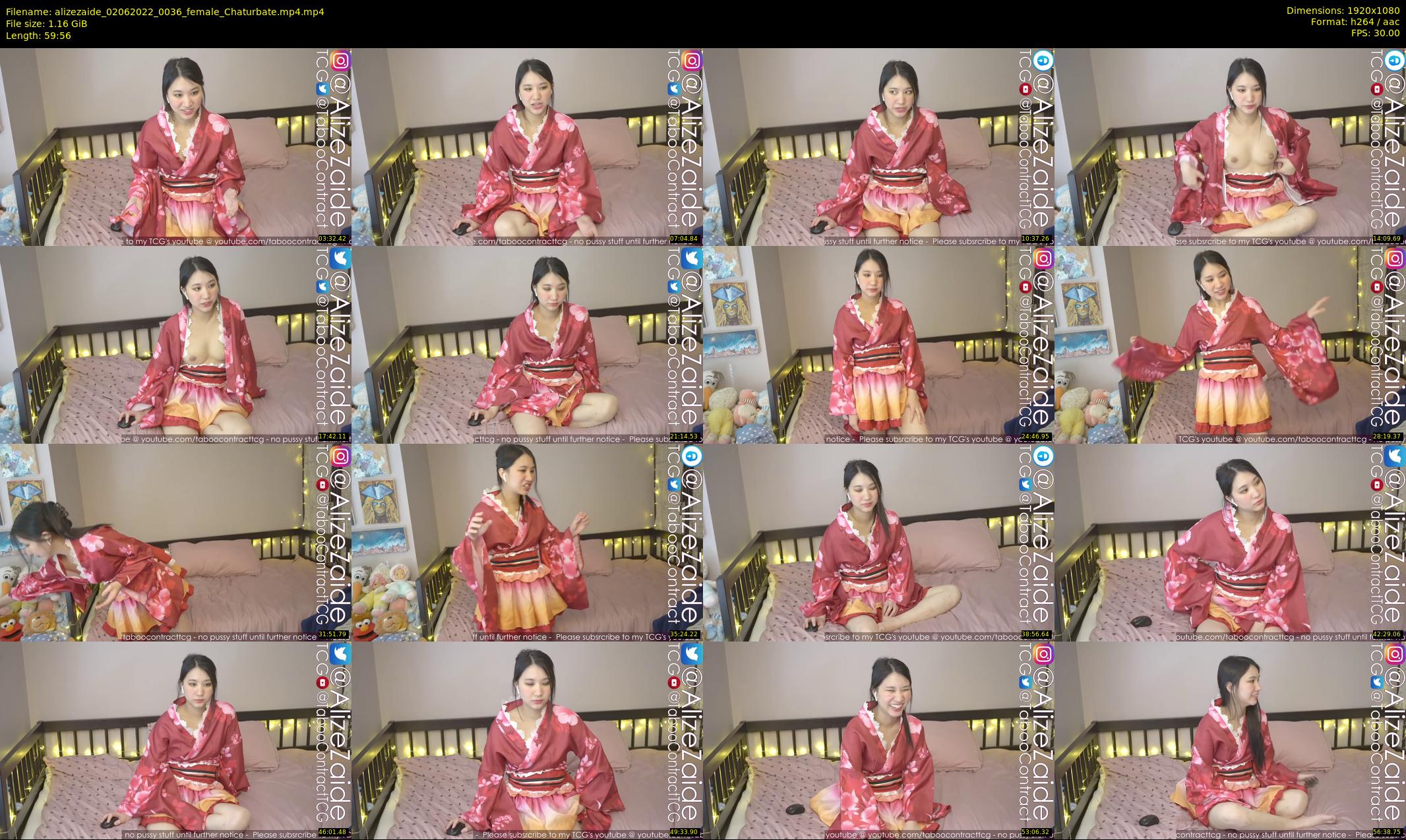 alizezaide — 60 minute Chaturbate female cam show recording, 1080p, Jun 2, 2022