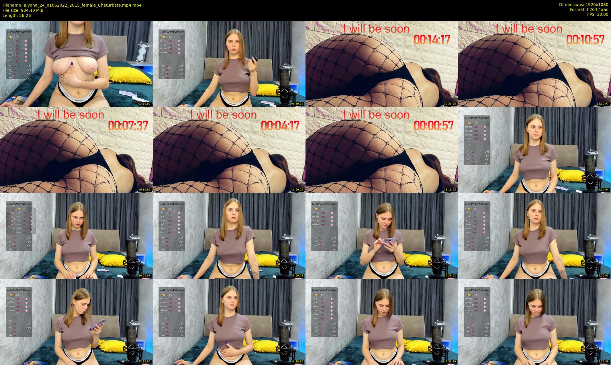 alyona_24 — 57 minute Chaturbate female cam show recording, 1080p, Jun 1, 2022