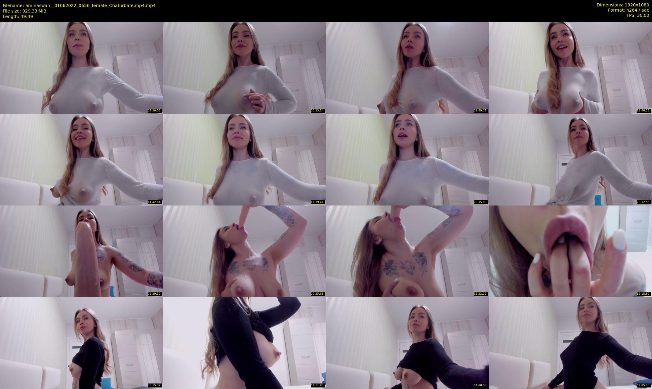 aminaswan_ — 50 minute Chaturbate female cam show recording, 1080p, Jun 1, 2022