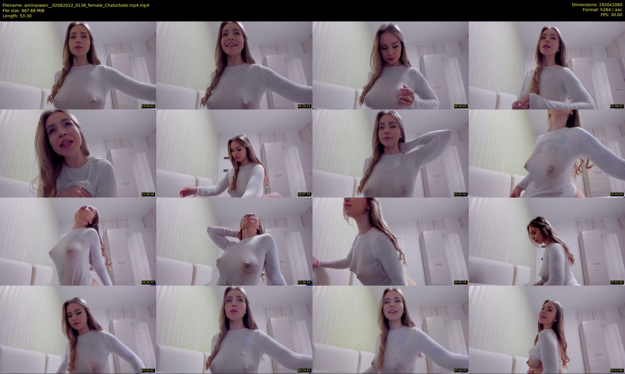 aminaswan_ — 54 minute Chaturbate female cam show recording, 1080p, Jun 2, 2022