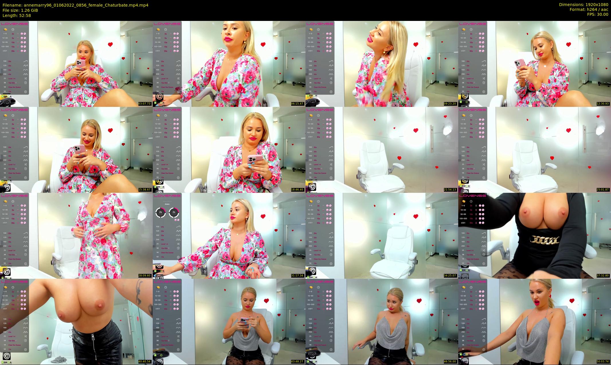 annemarry96 — 53 minute Chaturbate female cam show recording, 1080p, Jun 1, 2022