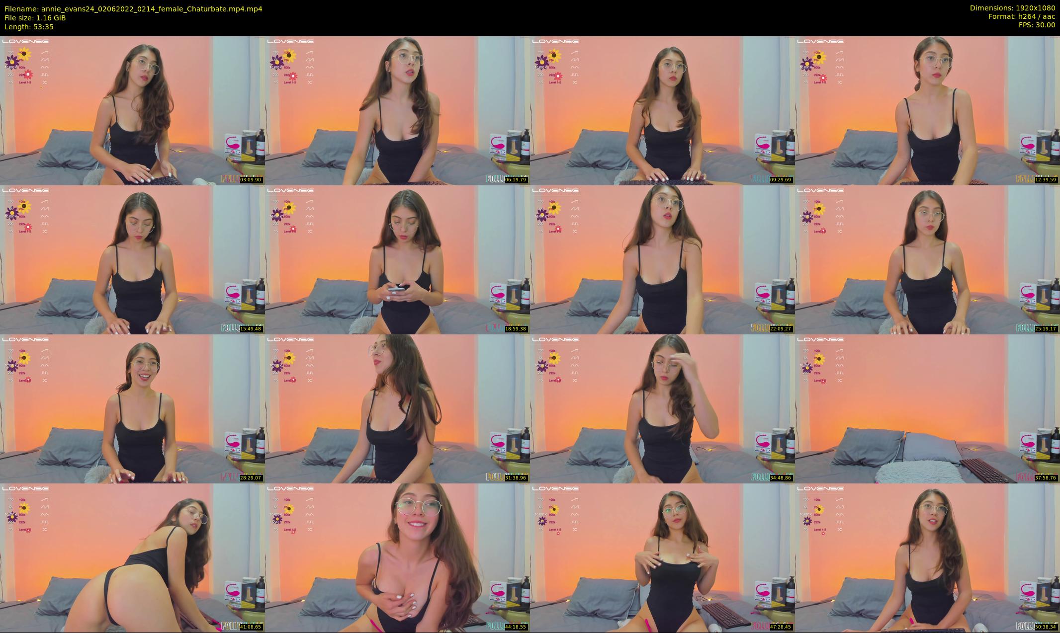annie_evans24 — 54 minute Chaturbate female cam show recording, 1080p, Jun 2, 2022
