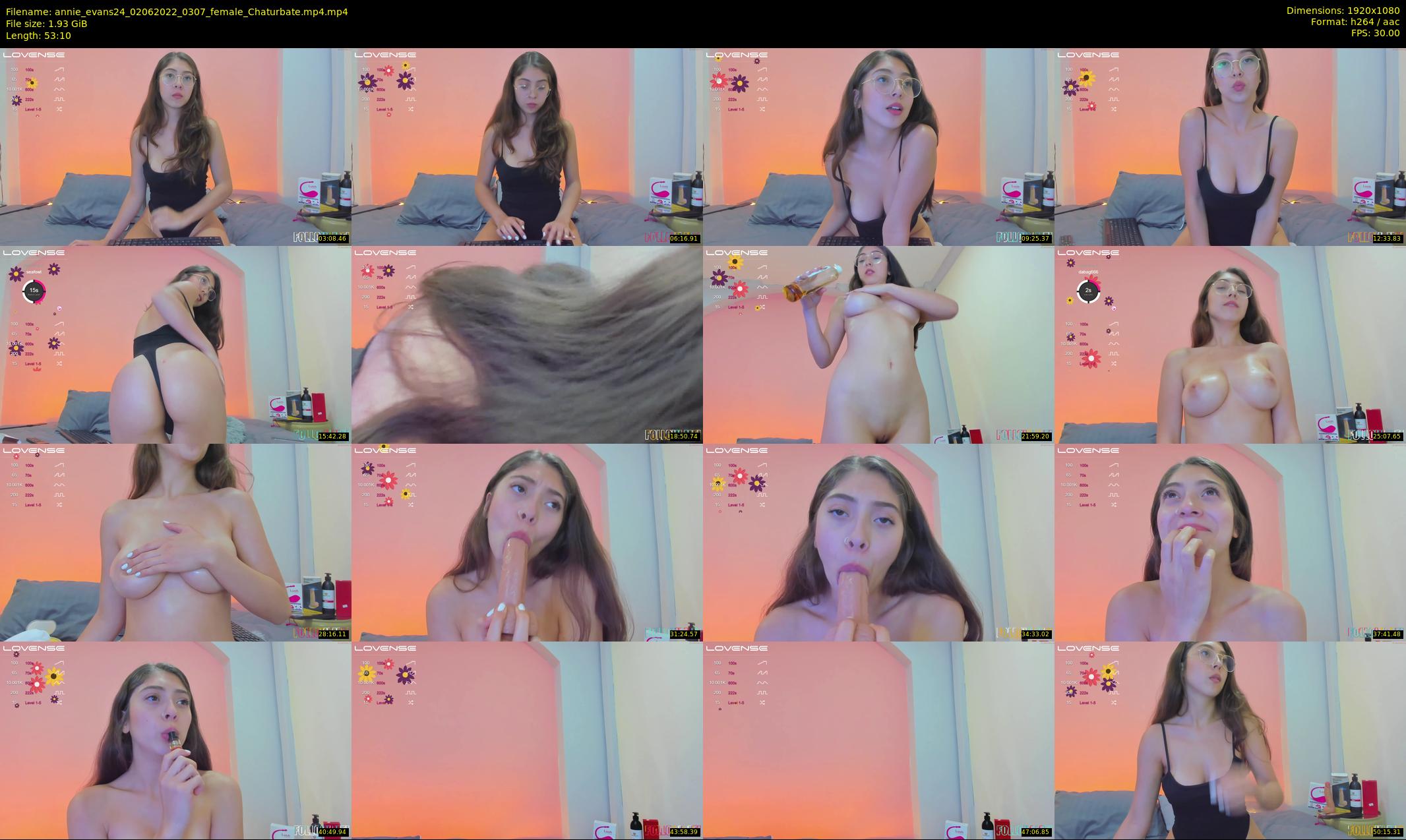 annie_evans24 — 54 minute Chaturbate female cam show recording, 1080p, Jun 2, 2022