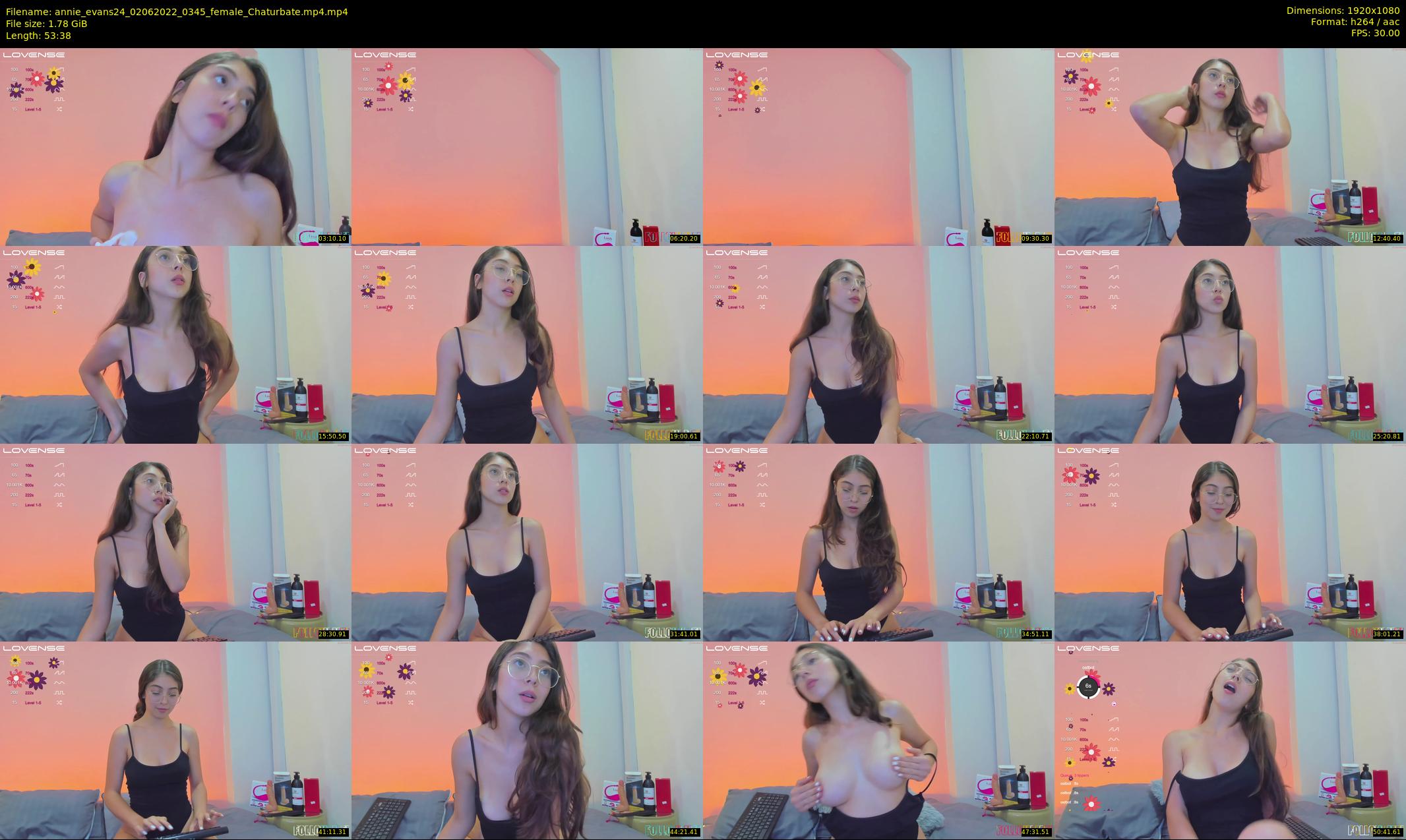 annie_evans24 — 54 minute Chaturbate female cam show recording, 1080p, Jun 2, 2022
