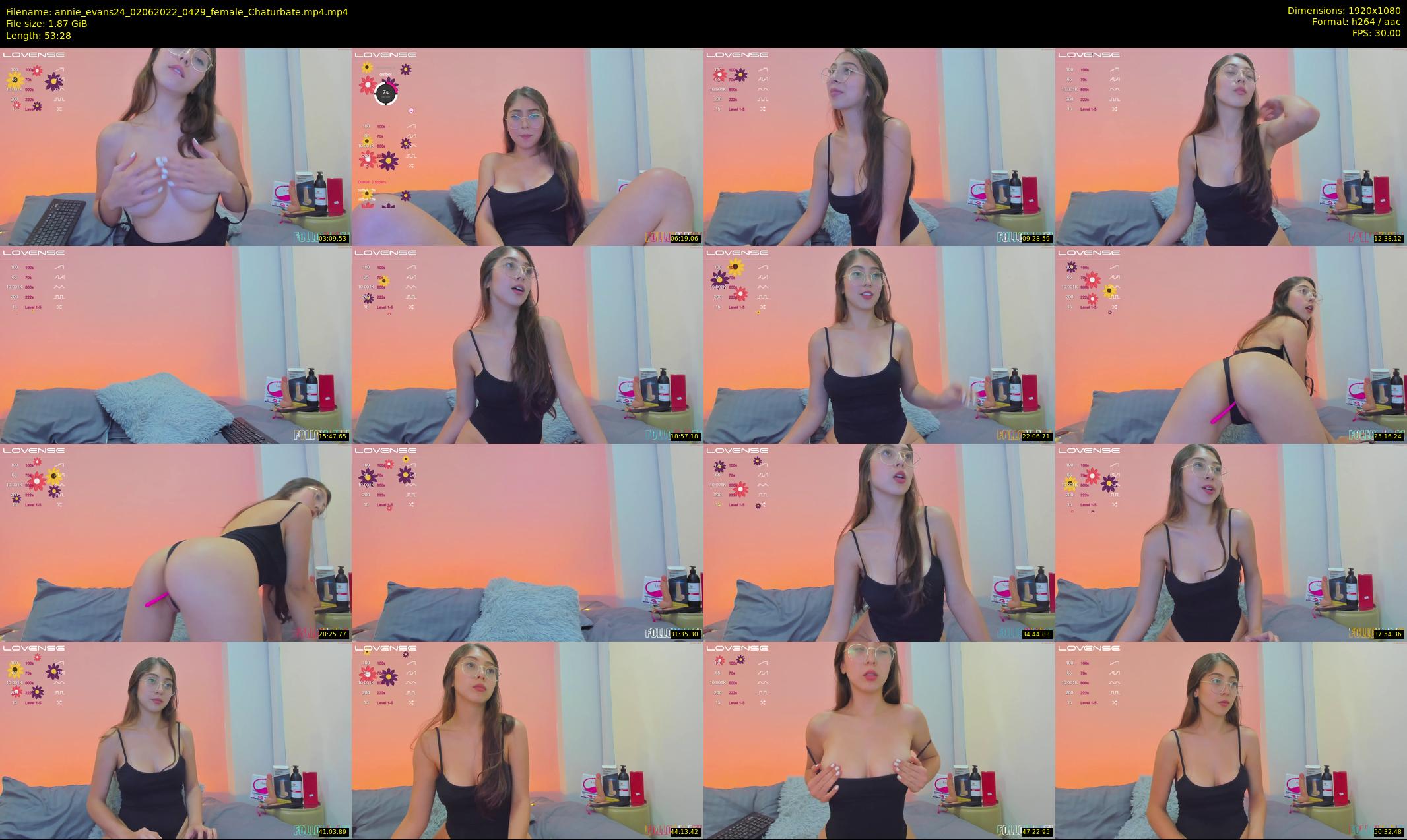 annie_evans24 — 54 minute Chaturbate female cam show recording, 1080p, Jun 2, 2022