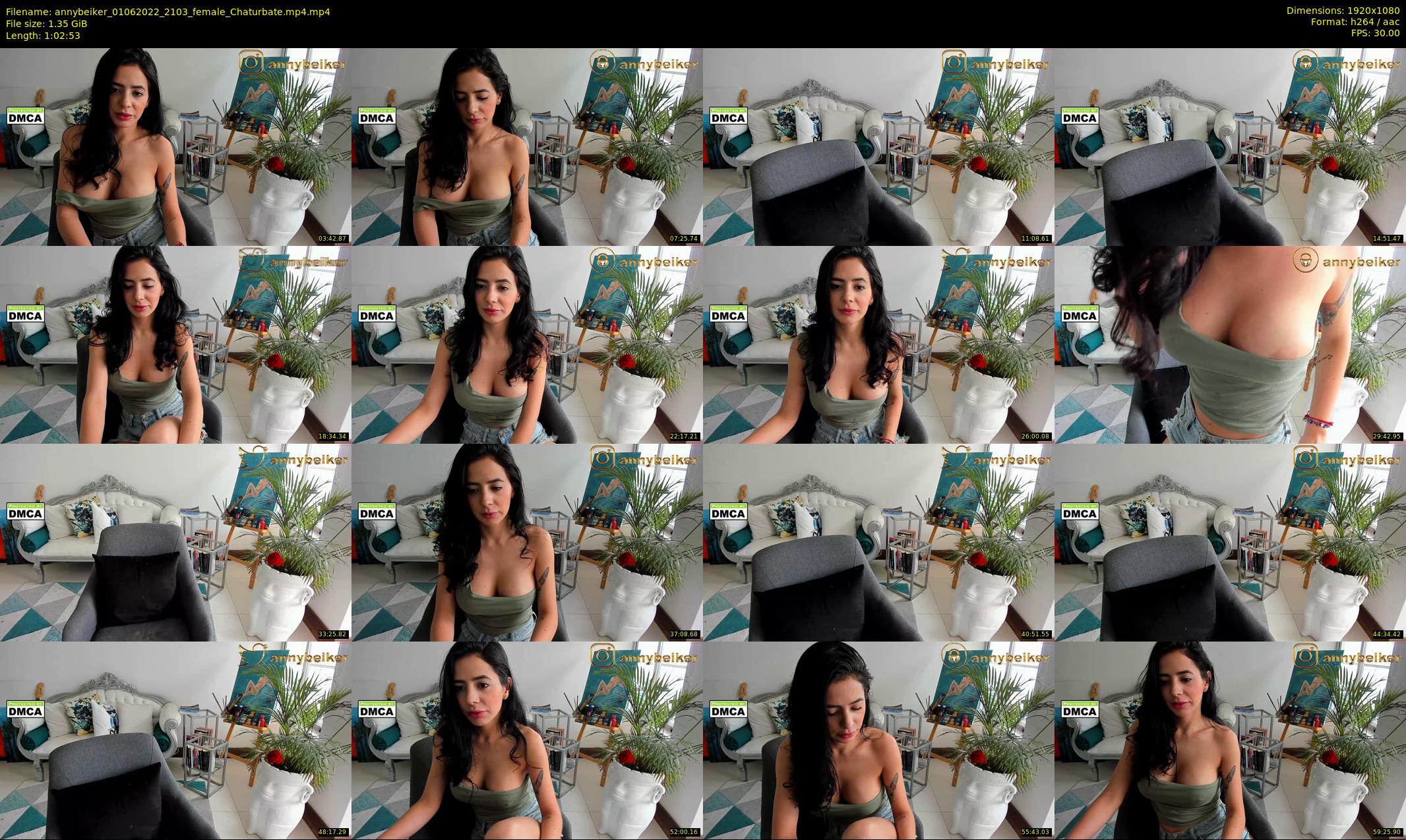 annybeiker — 63 minute Chaturbate female cam show recording, 1080p, Jun 1, 2022