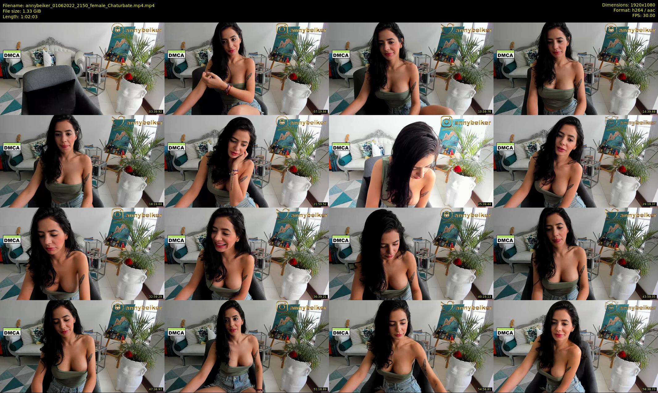 annybeiker — 63 minute Chaturbate female cam show recording, 1080p, Jun 1, 2022
