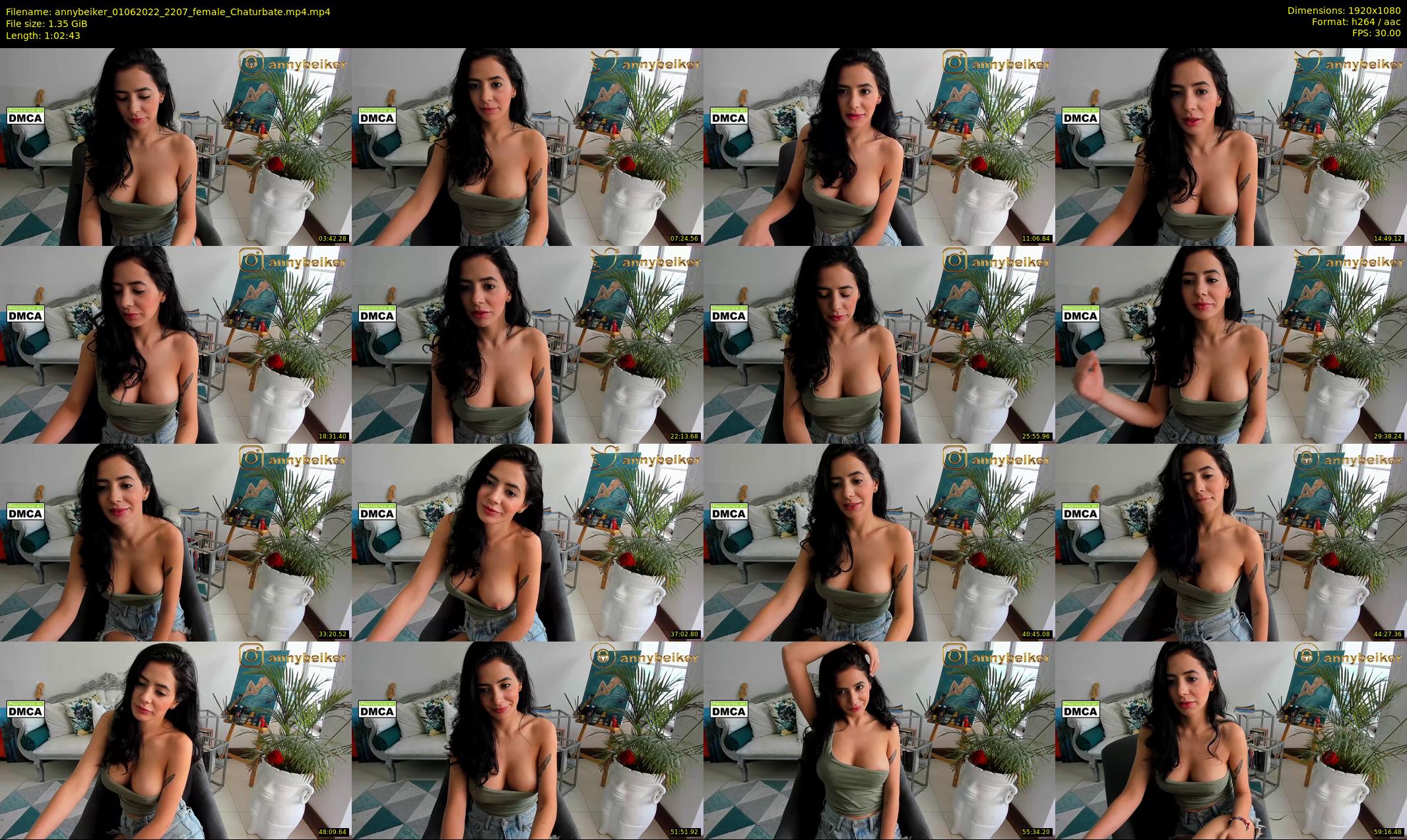 annybeiker — 63 minute Chaturbate female cam show recording, 1080p, Jun 1, 2022