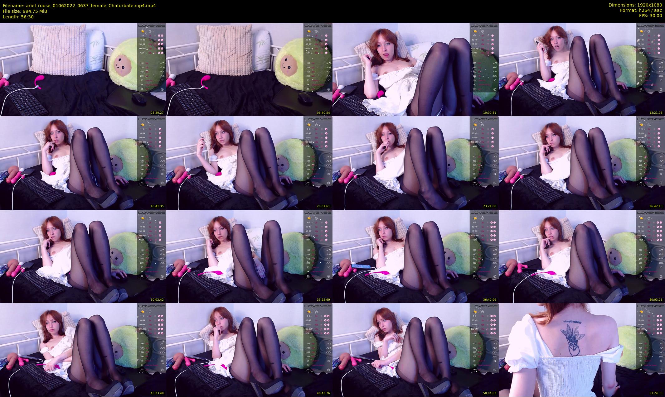 ariel_rouse — 57 minute Chaturbate female cam show recording, 1080p, Jun 1, 2022