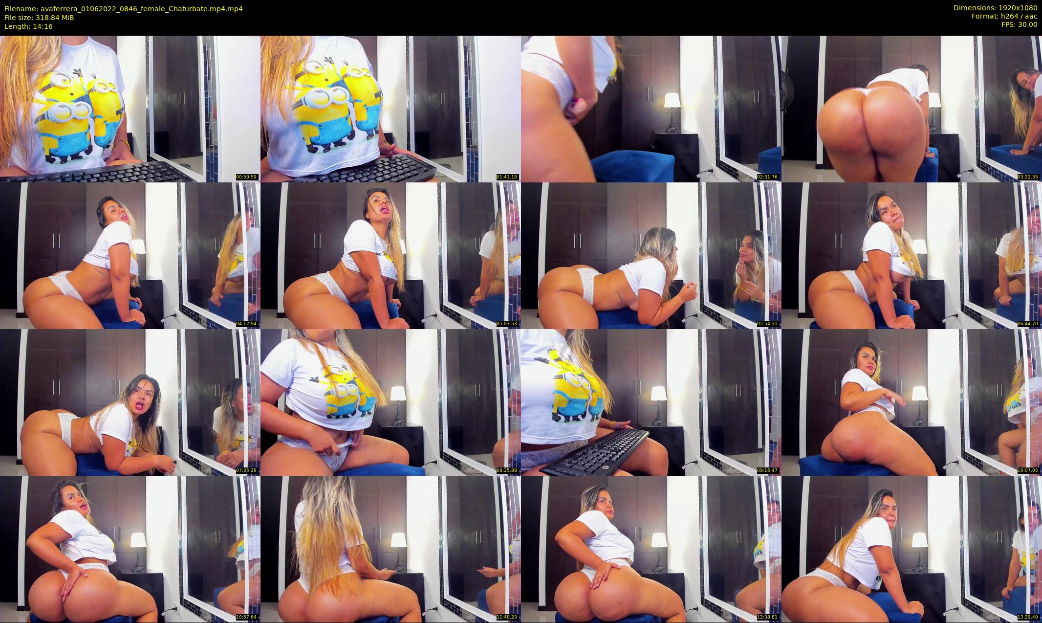 avaferrera — 15 minute Chaturbate female cam show recording, 1080p, Jun 1, 2022