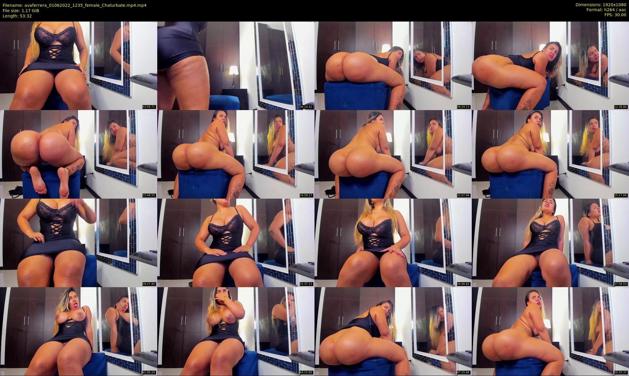 avaferrera — 54 minute Chaturbate female cam show recording, 1080p, Jun 1, 2022