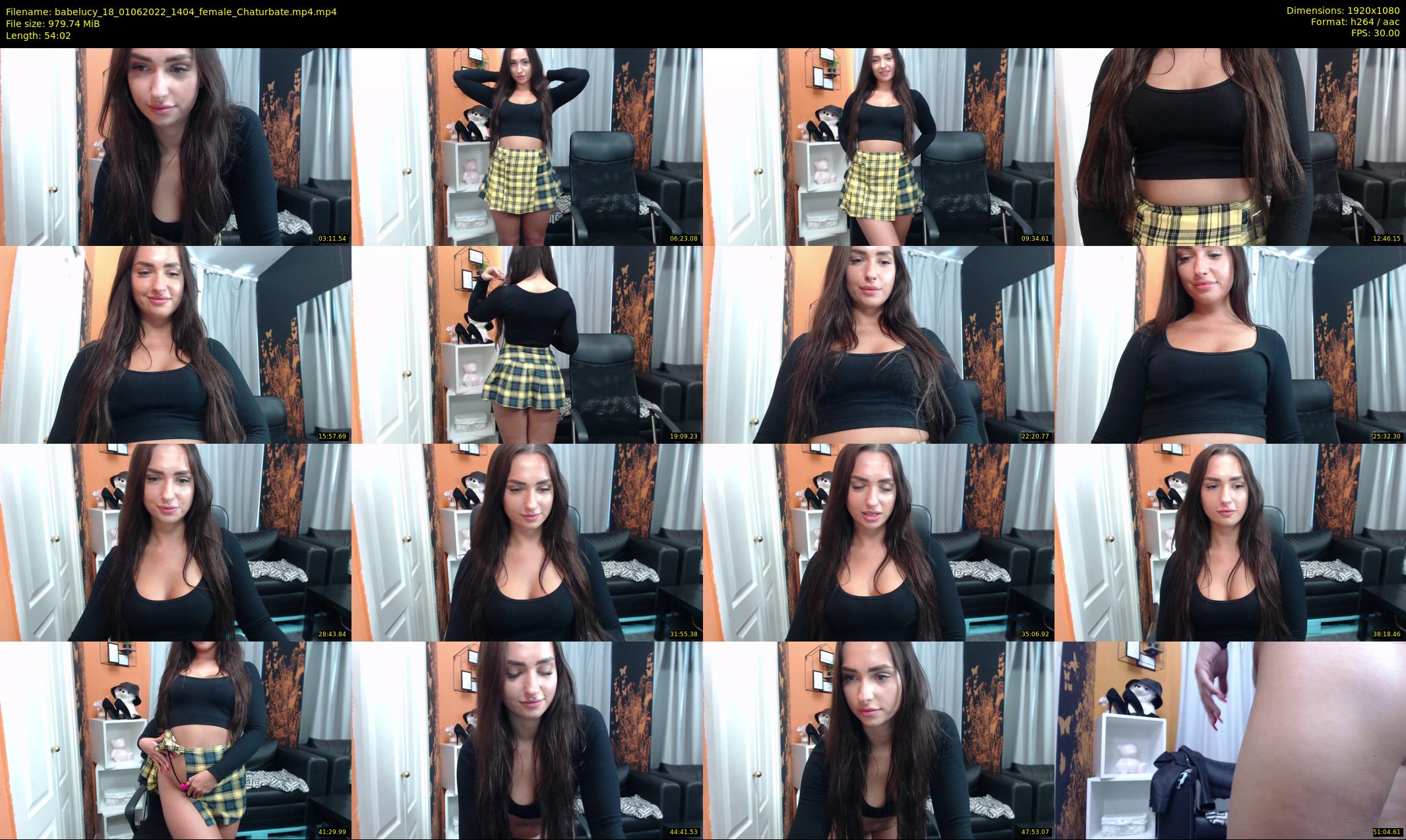babelucy_18 — 55 minute Chaturbate female cam show recording, 1080p, Jun 1, 2022
