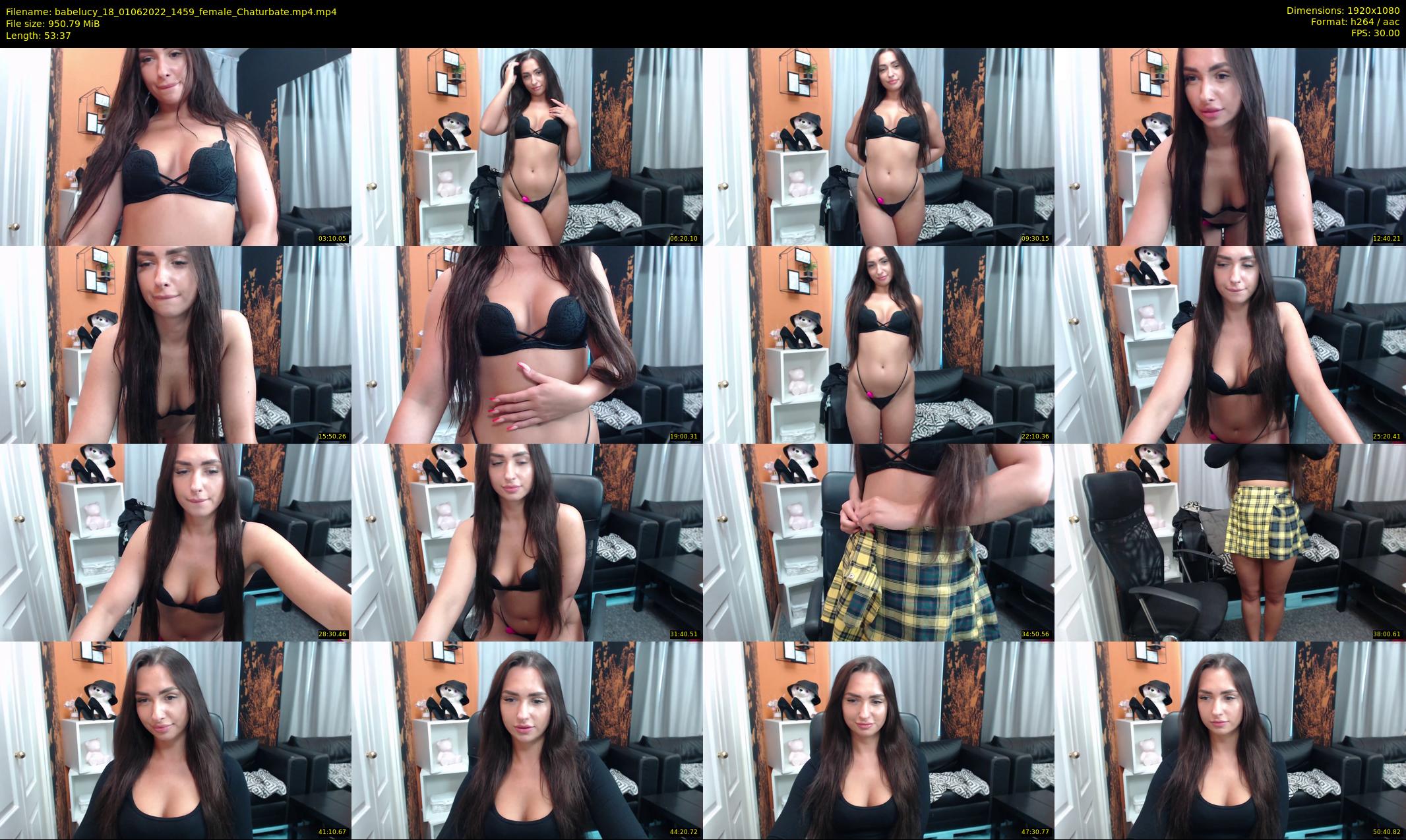 babelucy_18 — 54 minute Chaturbate female cam show recording, 1080p, Jun 1, 2022