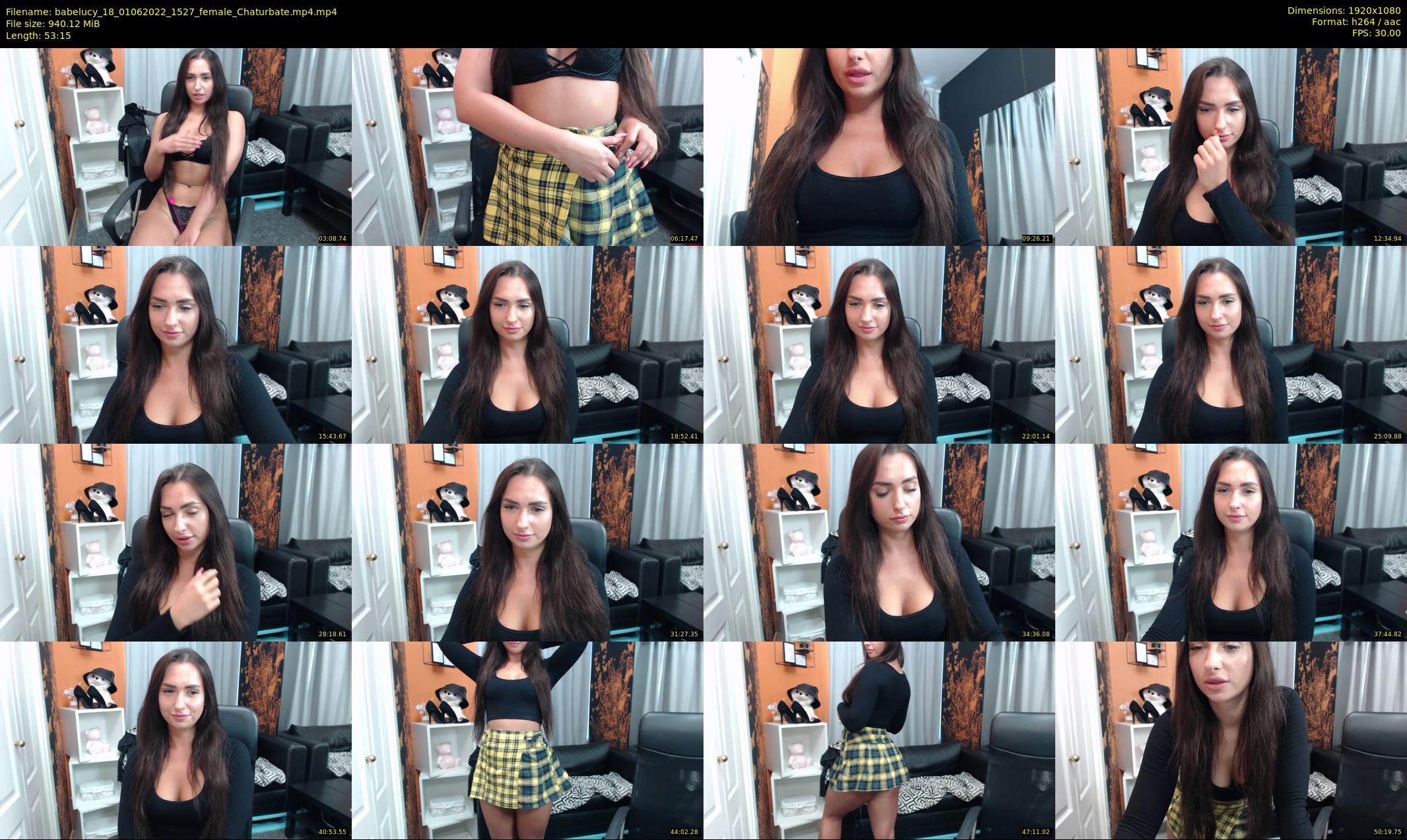 babelucy_18 — 54 minute Chaturbate female cam show recording, 1080p, Jun 1, 2022