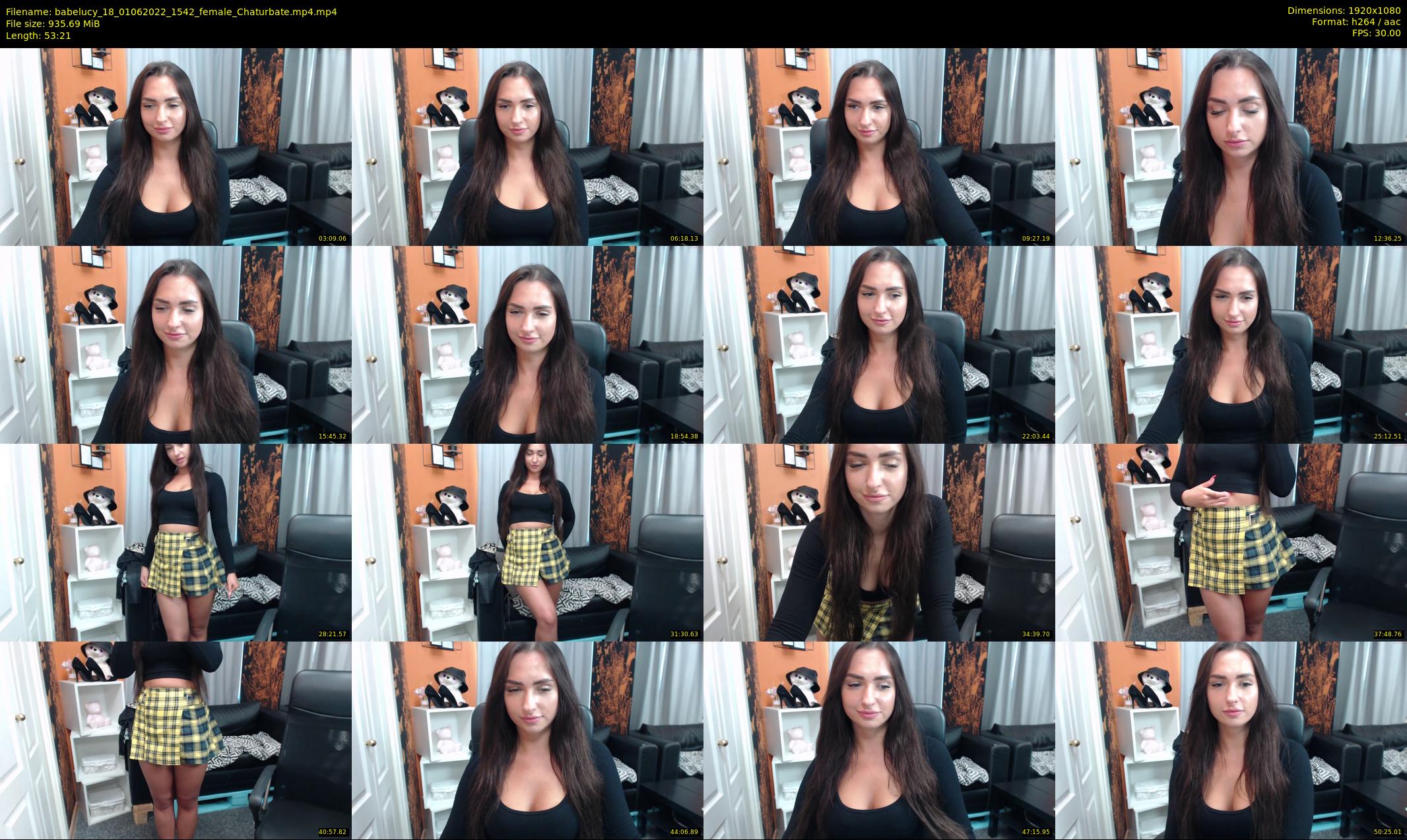 babelucy_18 — 54 minute Chaturbate female cam show recording, 1080p, Jun 1, 2022