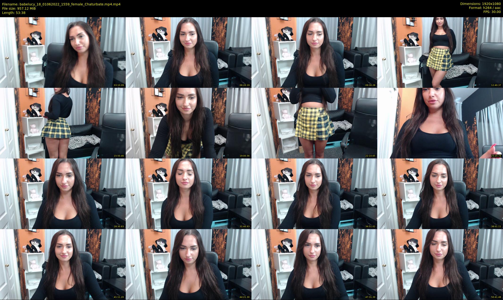 babelucy_18 — 54 minute Chaturbate female cam show recording, 1080p, Jun 1, 2022