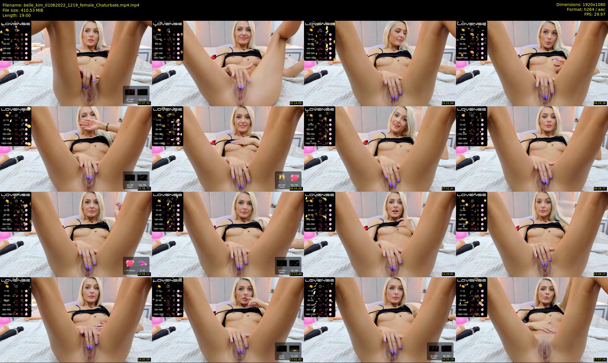 belle_kim — 19 minute Chaturbate female cam show recording, 1080p, Jun 1, 2022