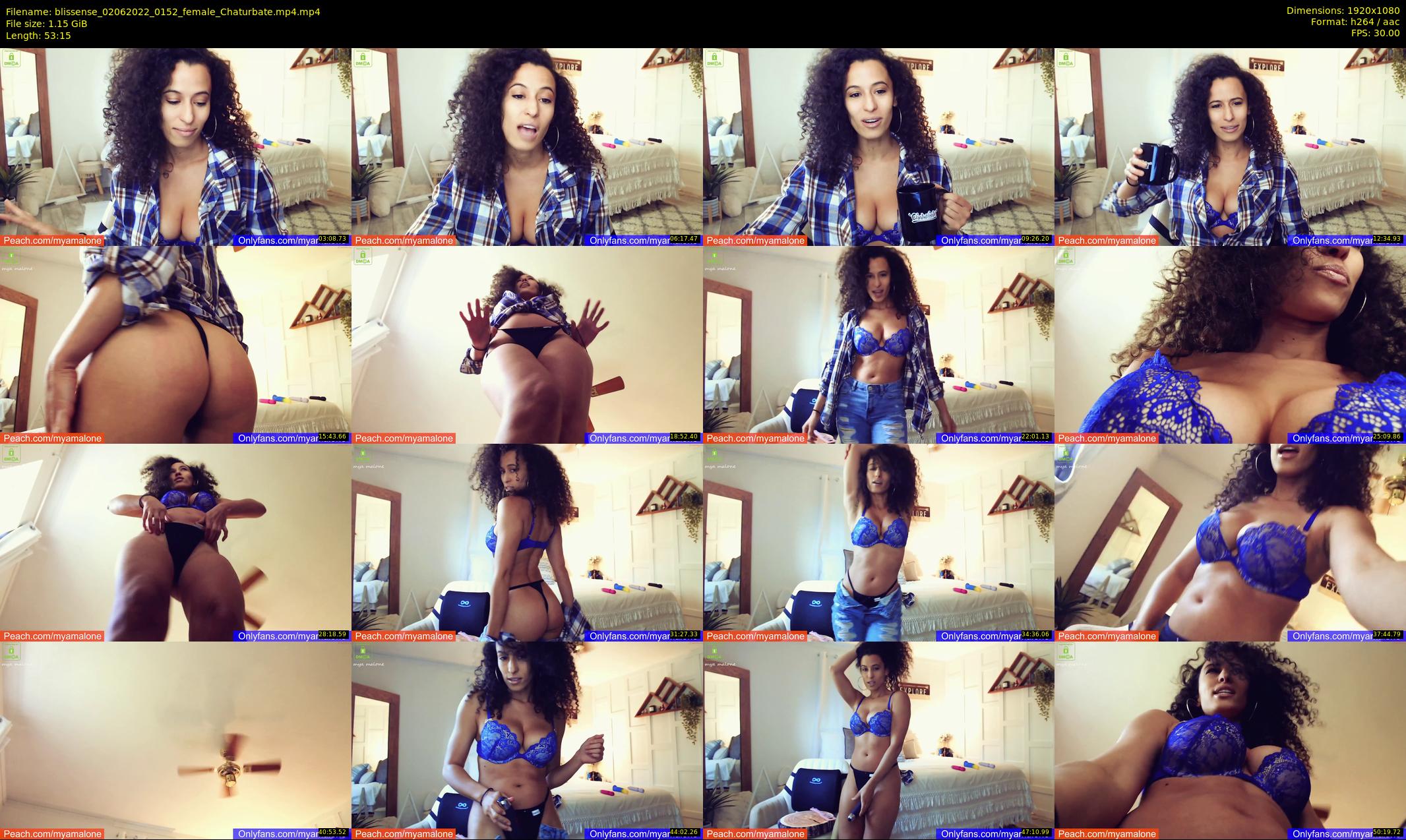 blissense — 54 minute Chaturbate female cam show recording, 1080p, Jun 2, 2022