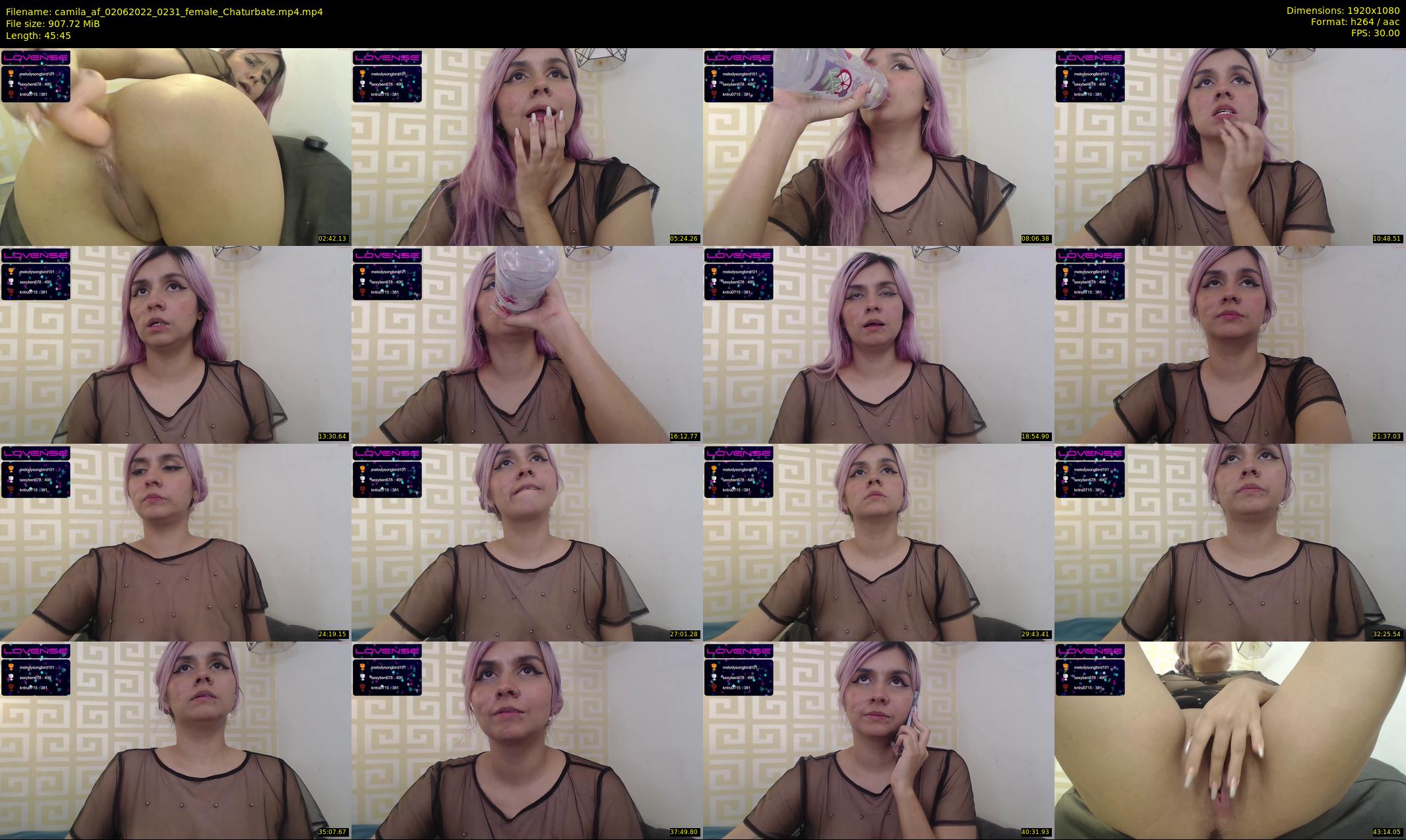 camila_af — 46 minute Chaturbate female cam show recording, 1080p, Jun 2, 2022
