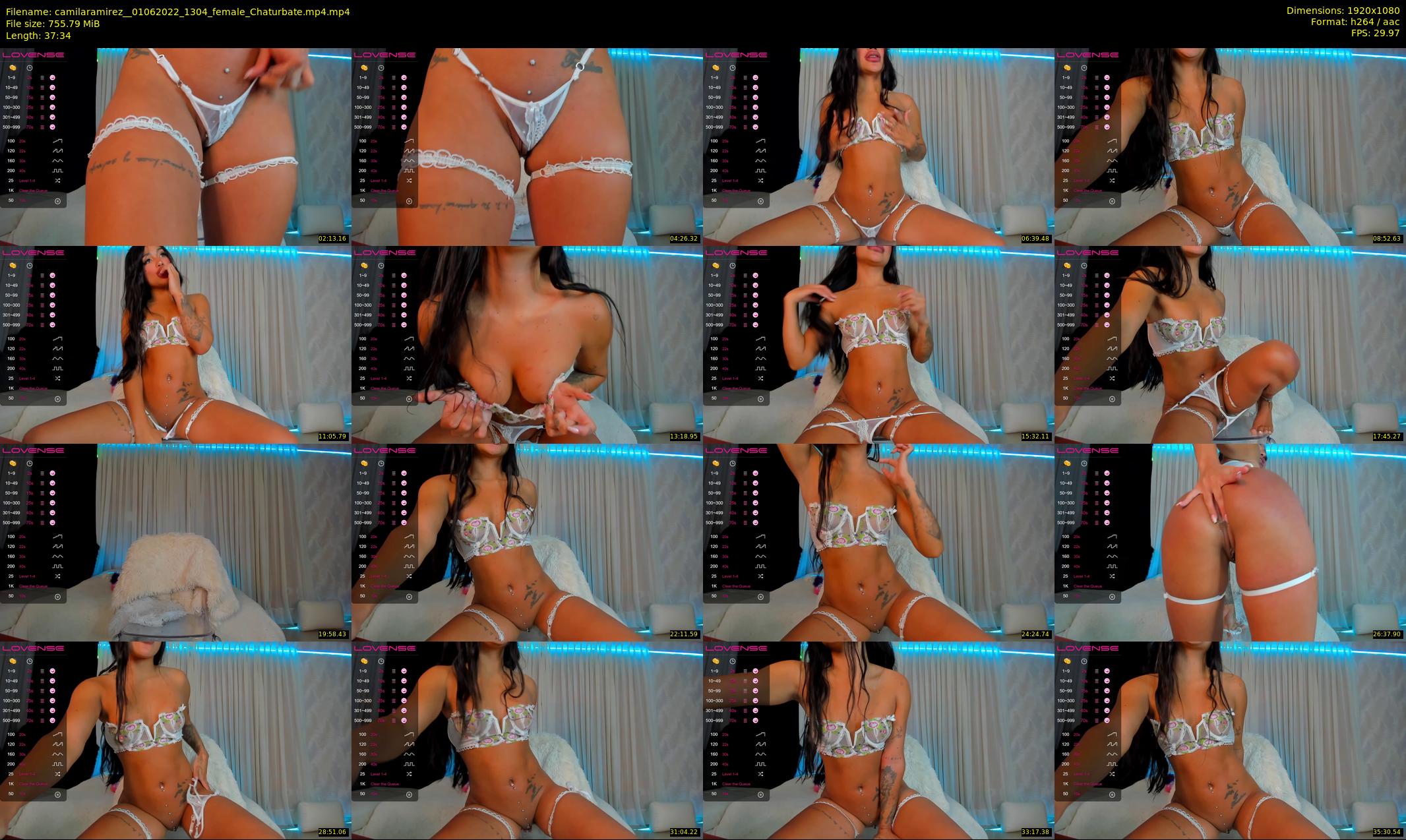 camilaramirez_ — 38 minute Chaturbate female cam show recording, 1080p, Jun 1, 2022