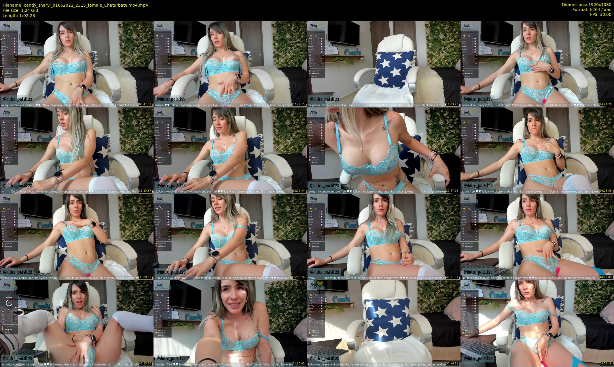 candy_sheryl — 63 minute Chaturbate female cam show recording, 1080p, Jun 1, 2022