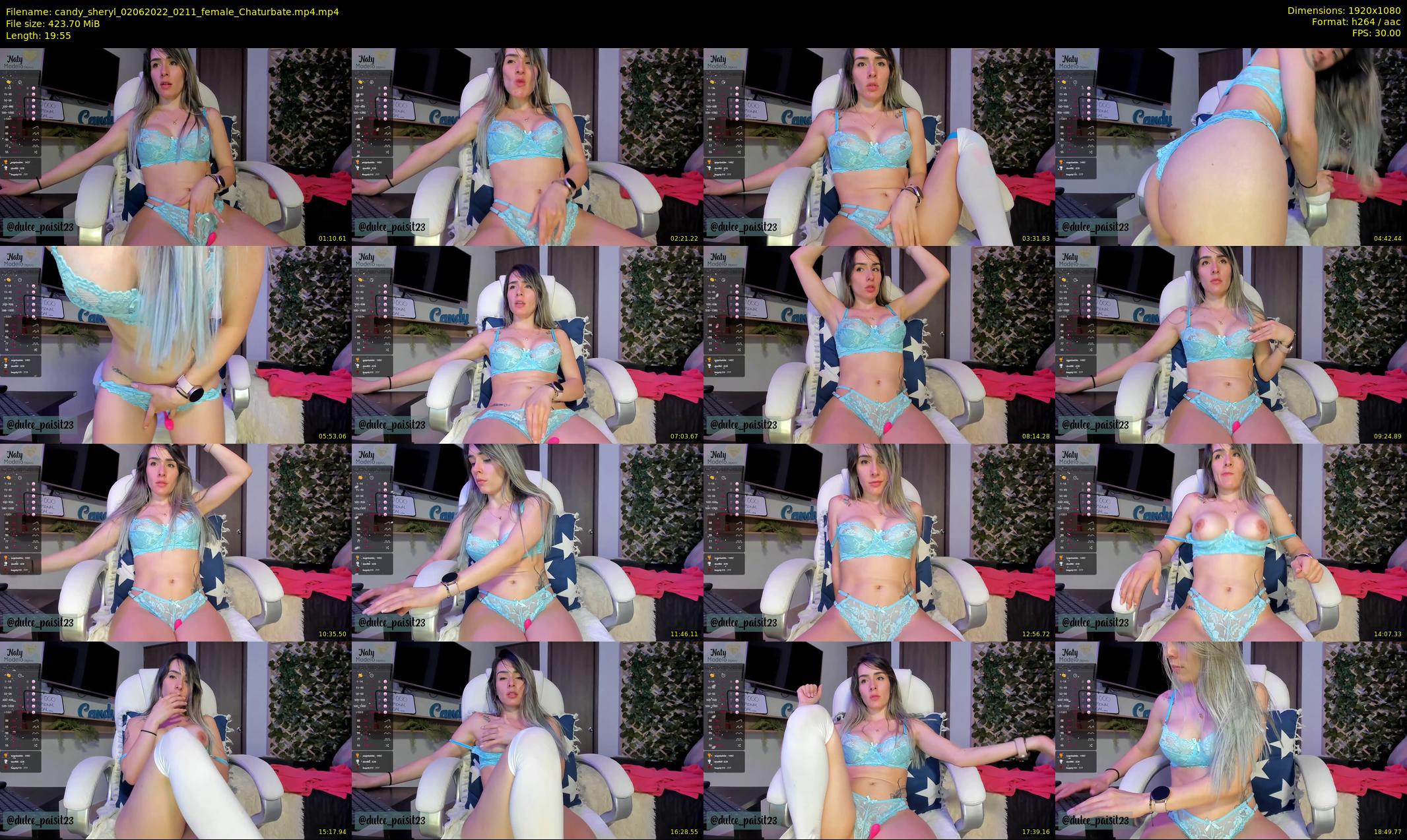 candy_sheryl — 20 minute Chaturbate female cam show recording, 1080p, Jun 2, 2022