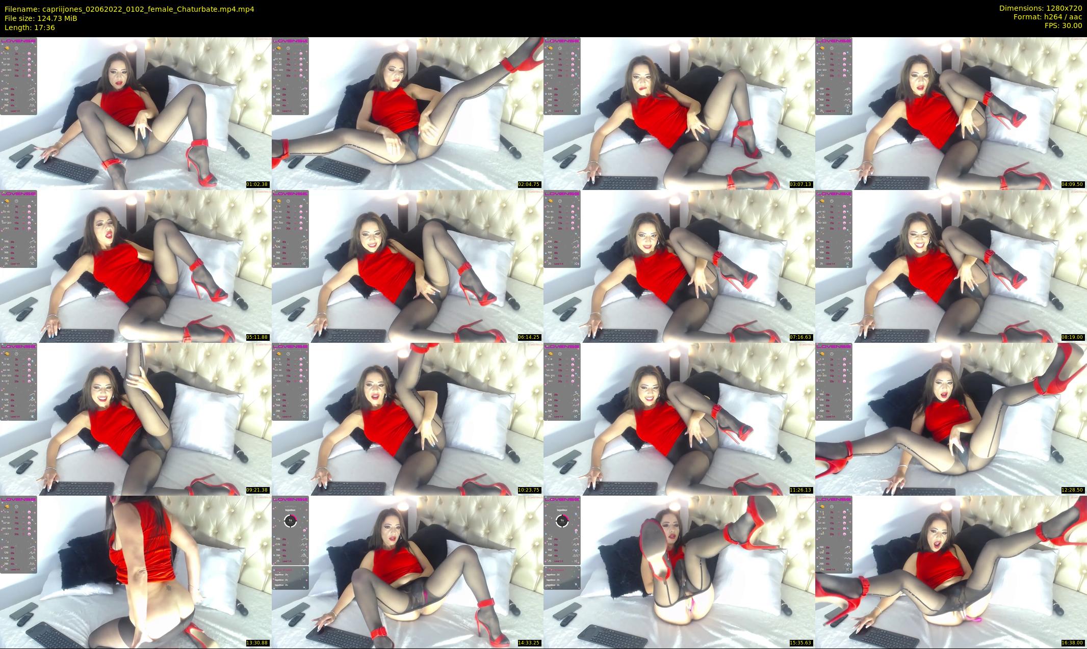 capriijones — 18 minute Chaturbate female cam show recording, 720p, Jun 2, 2022