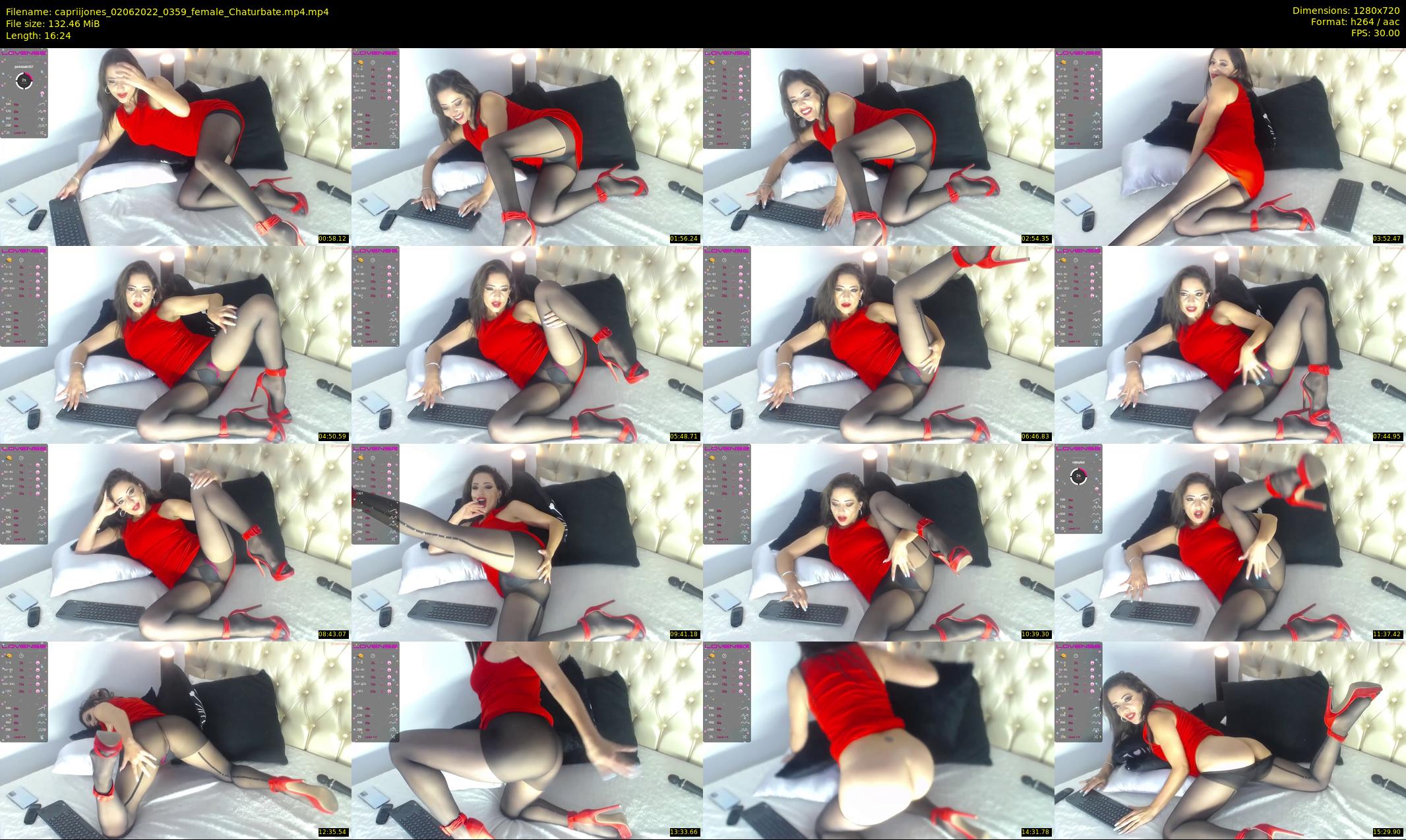 capriijones — 17 minute Chaturbate female cam show recording, 720p, Jun 2, 2022