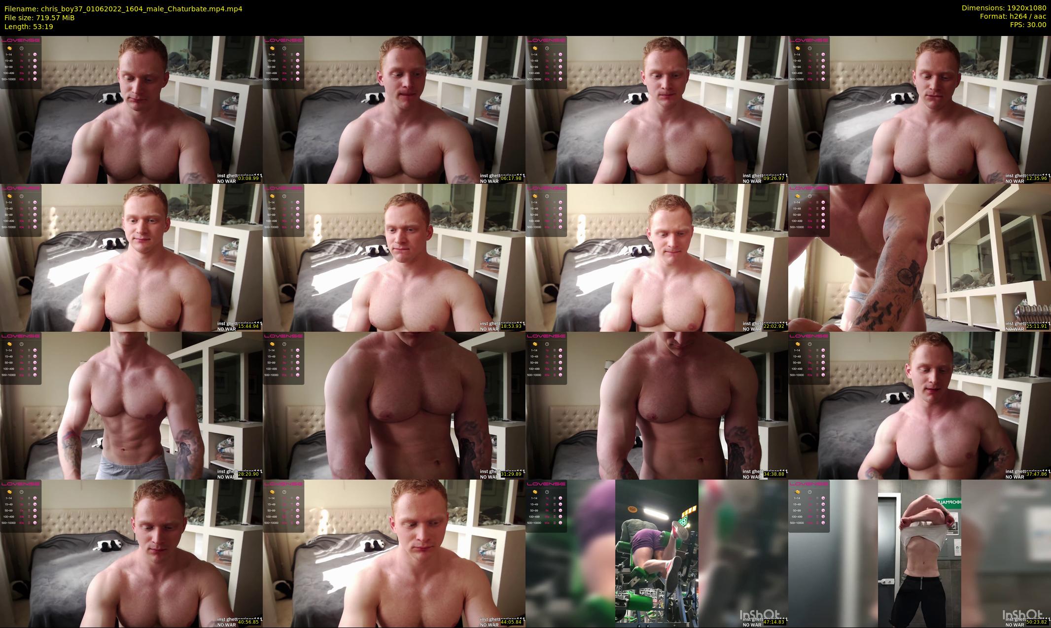 chris_boy37 — 54 minute Chaturbate male cam show recording, 1080p, Jun 1, 2022