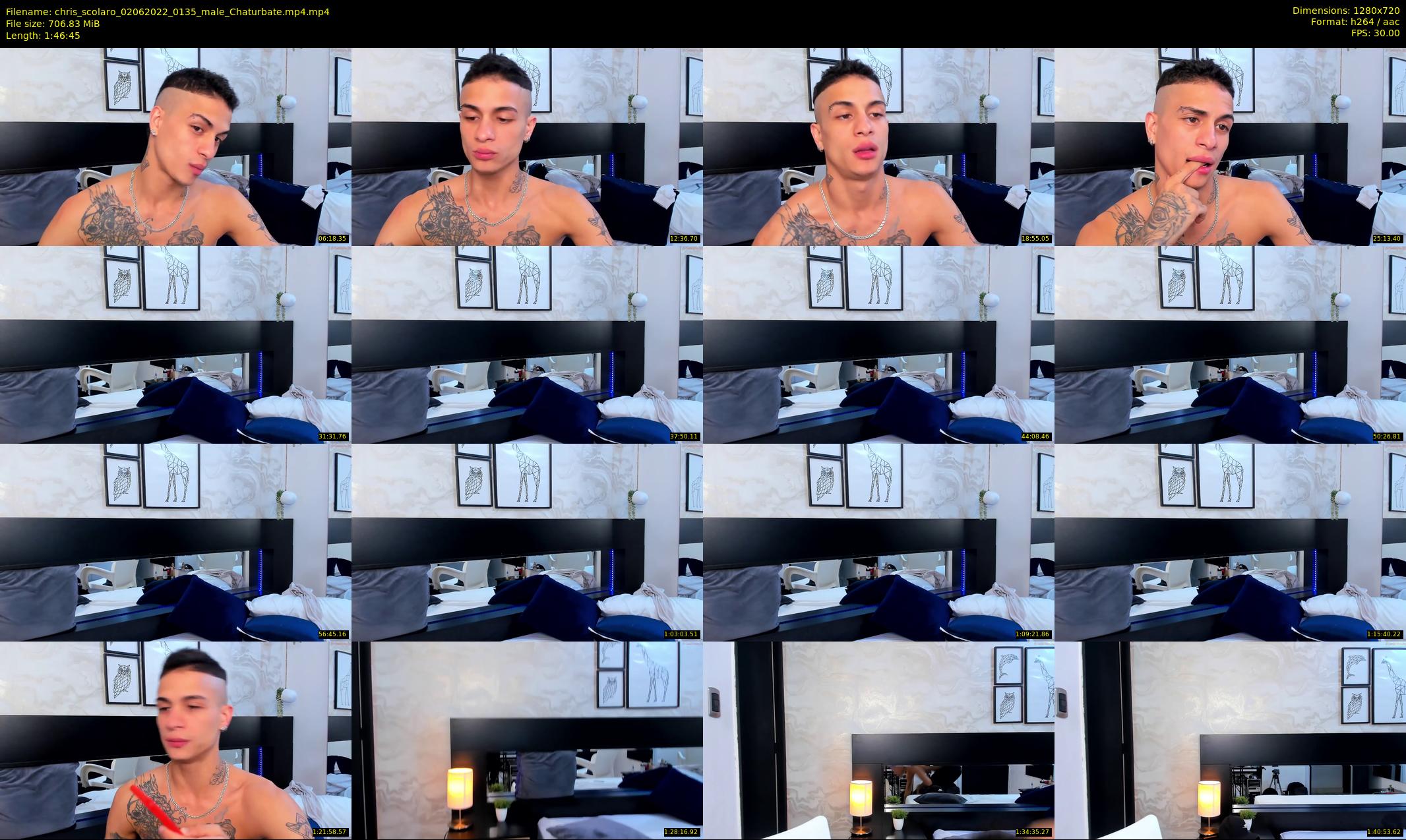 chris_scolaro — 107 minute Chaturbate male cam show recording, 720p, Jun 2, 2022