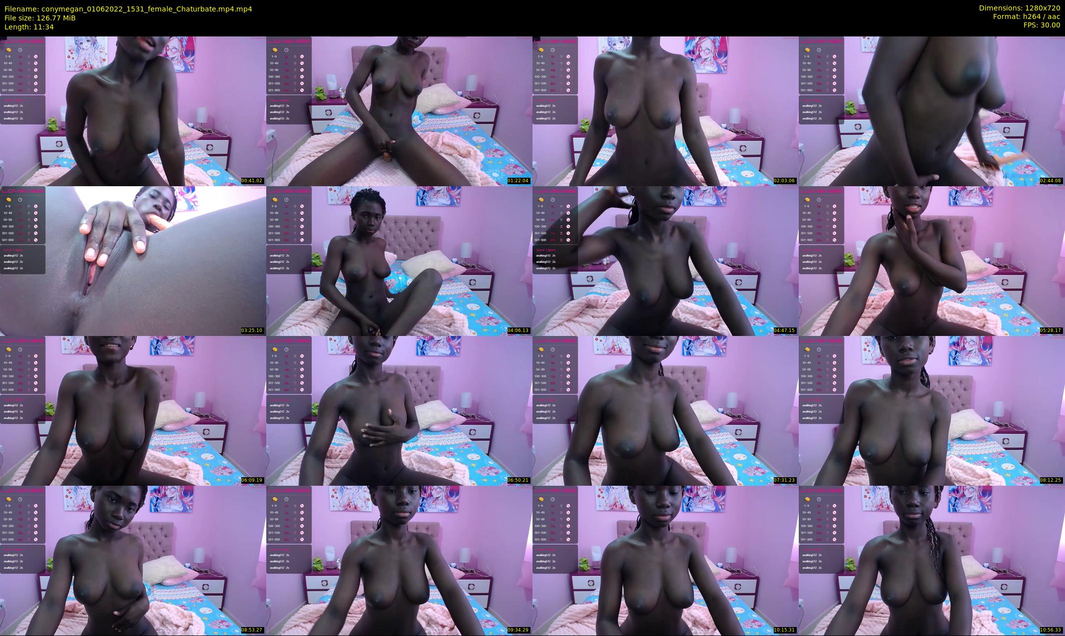 conymegan — 12 minute Chaturbate female cam show recording, 720p, Jun 1, 2022