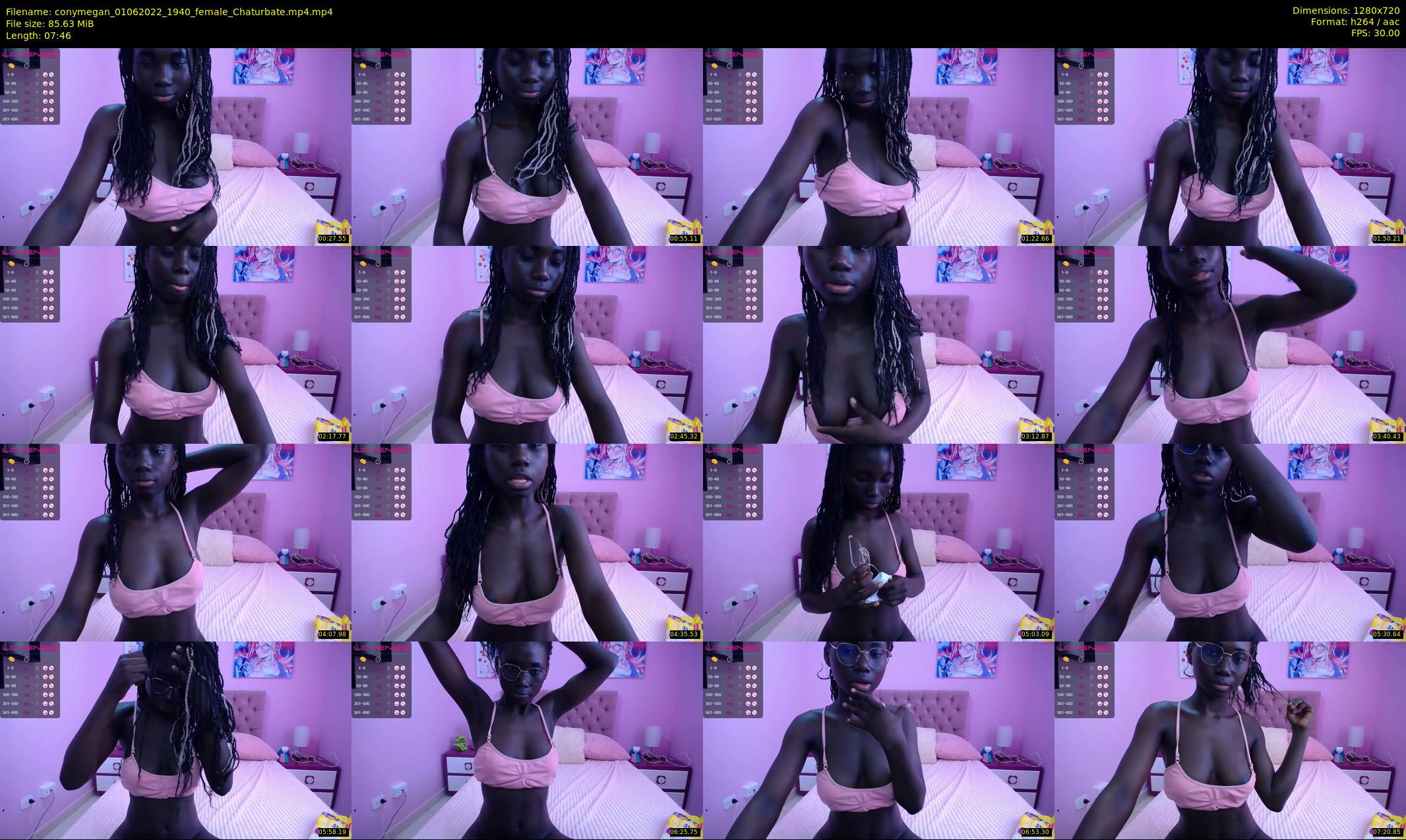 conymegan — 8 minute Chaturbate female cam show recording, 720p, Jun 1, 2022