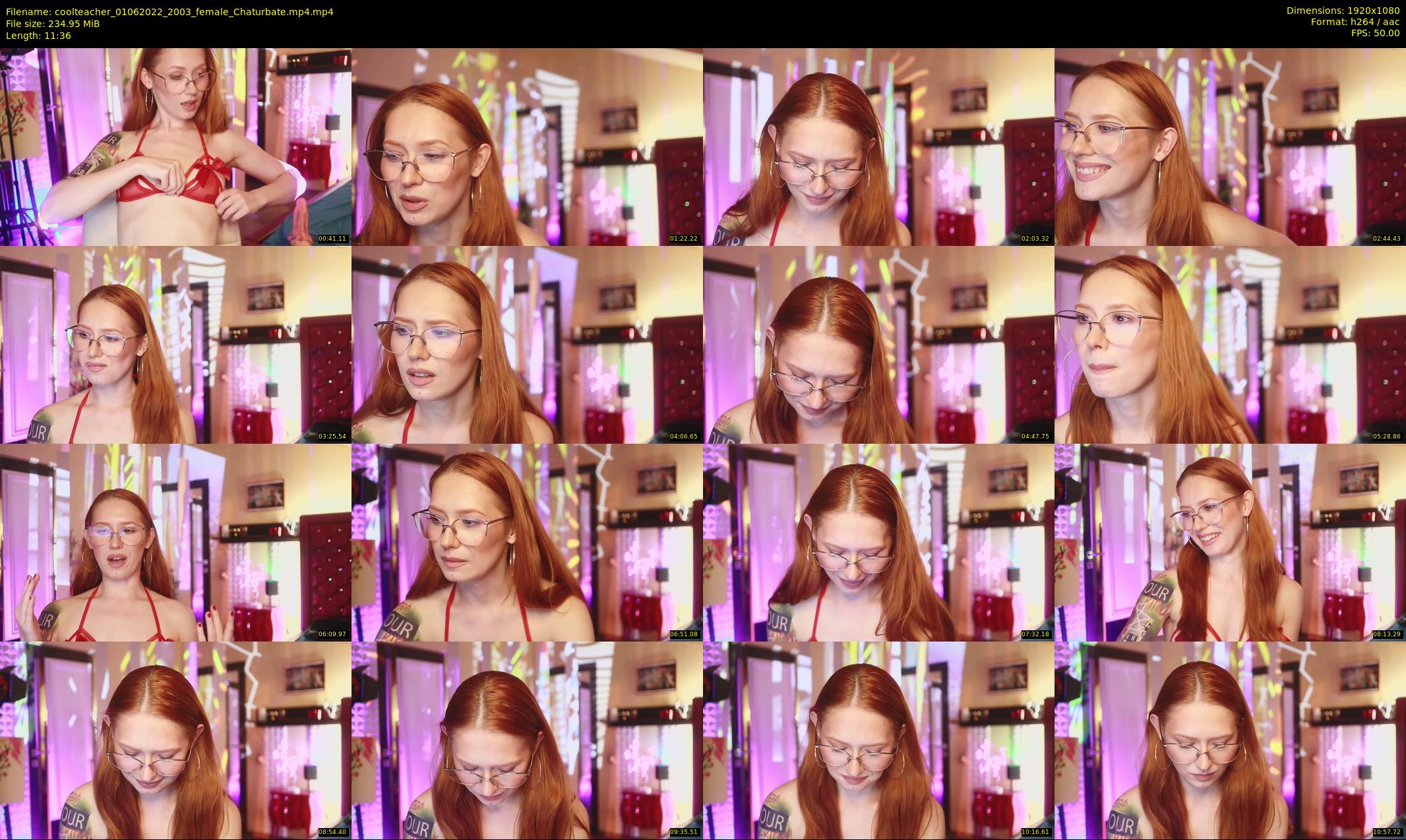 coolteacher — 12 minute Chaturbate female cam show recording, 1080p, Jun 1, 2022