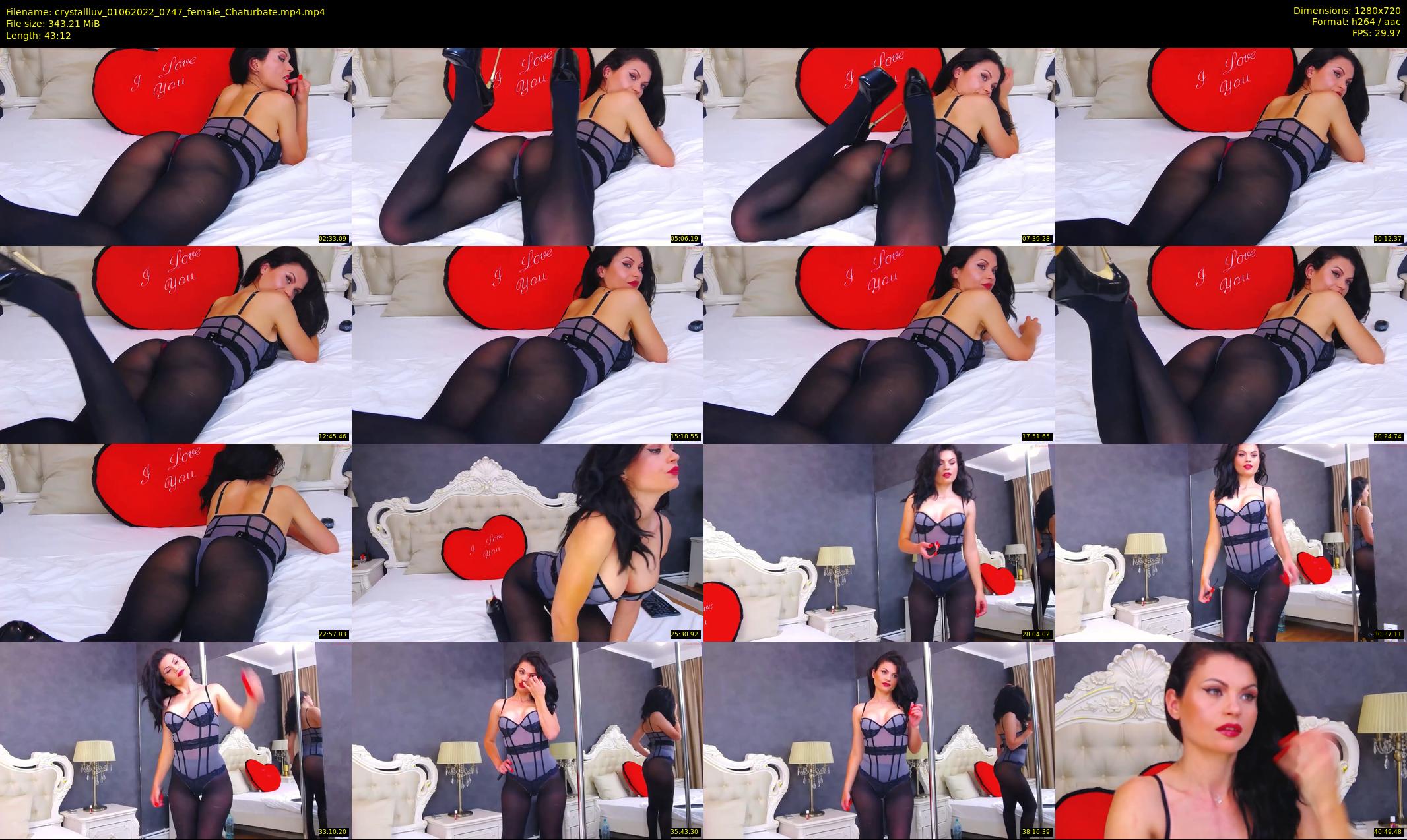 crystallluv — 44 minute Chaturbate female cam show recording, 720p, Jun 1, 2022