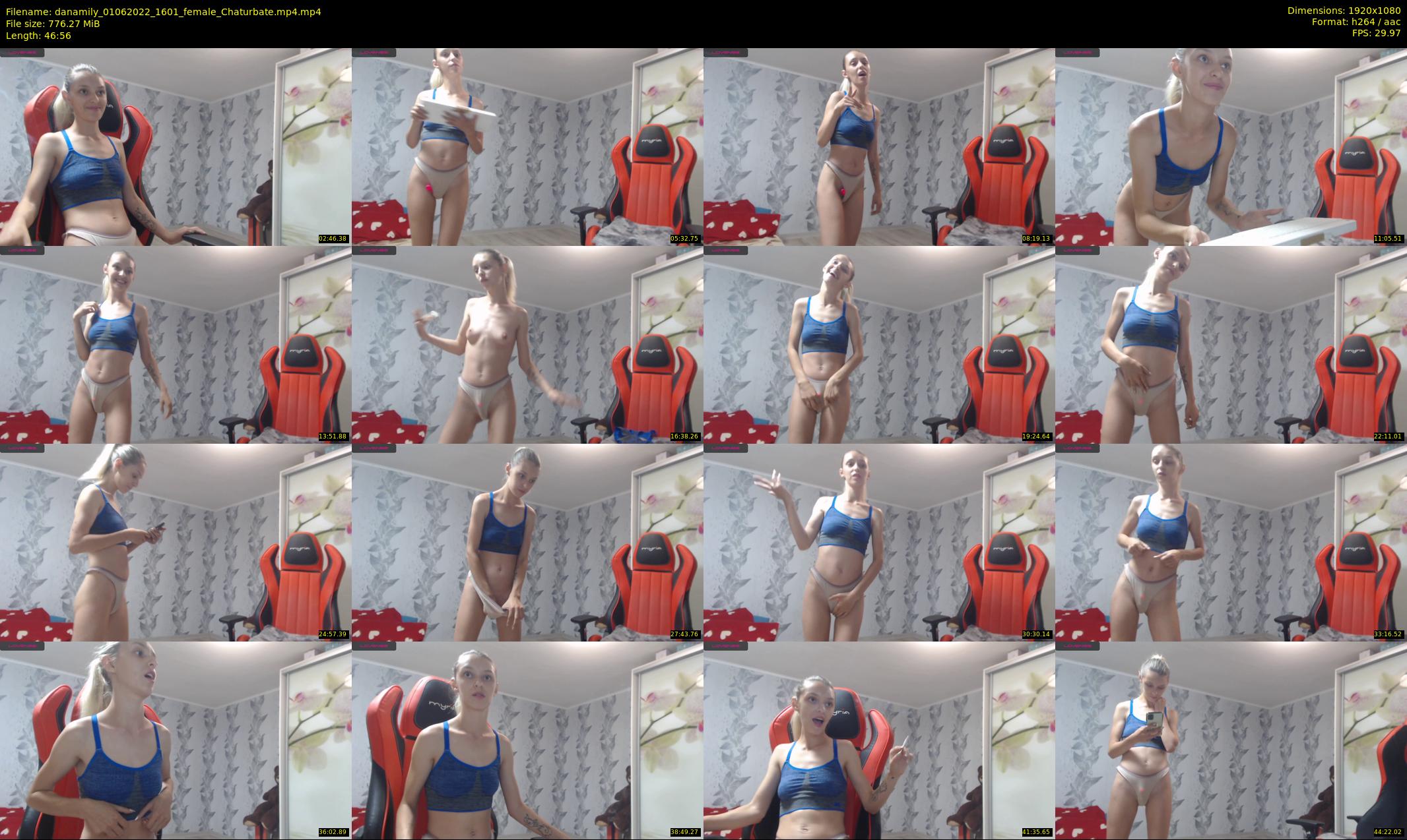 danamily — 47 minute Chaturbate female cam show recording, 1080p, Jun 1, 2022