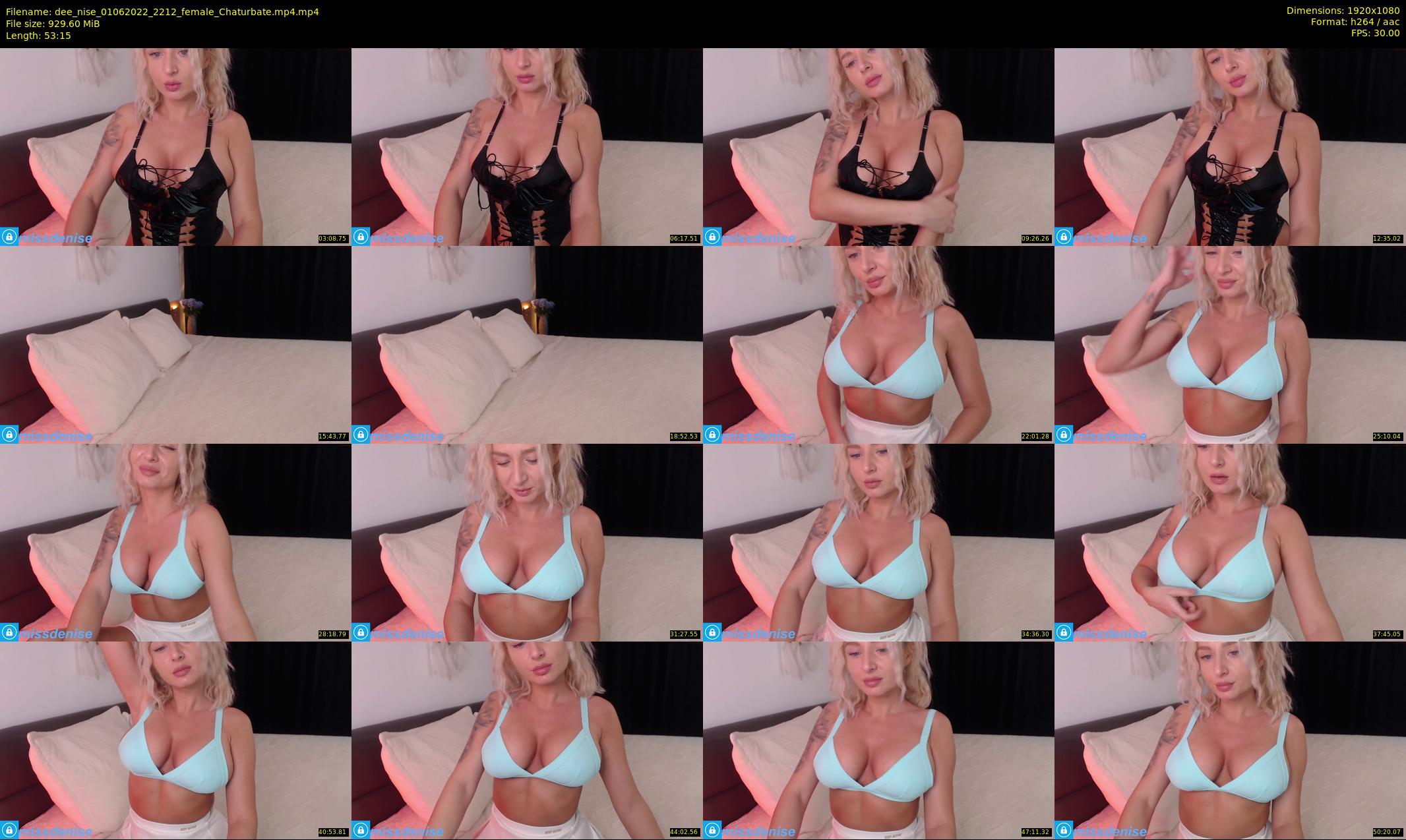 dee_nise — 54 minute Chaturbate female cam show recording, 1080p, Jun 1, 2022